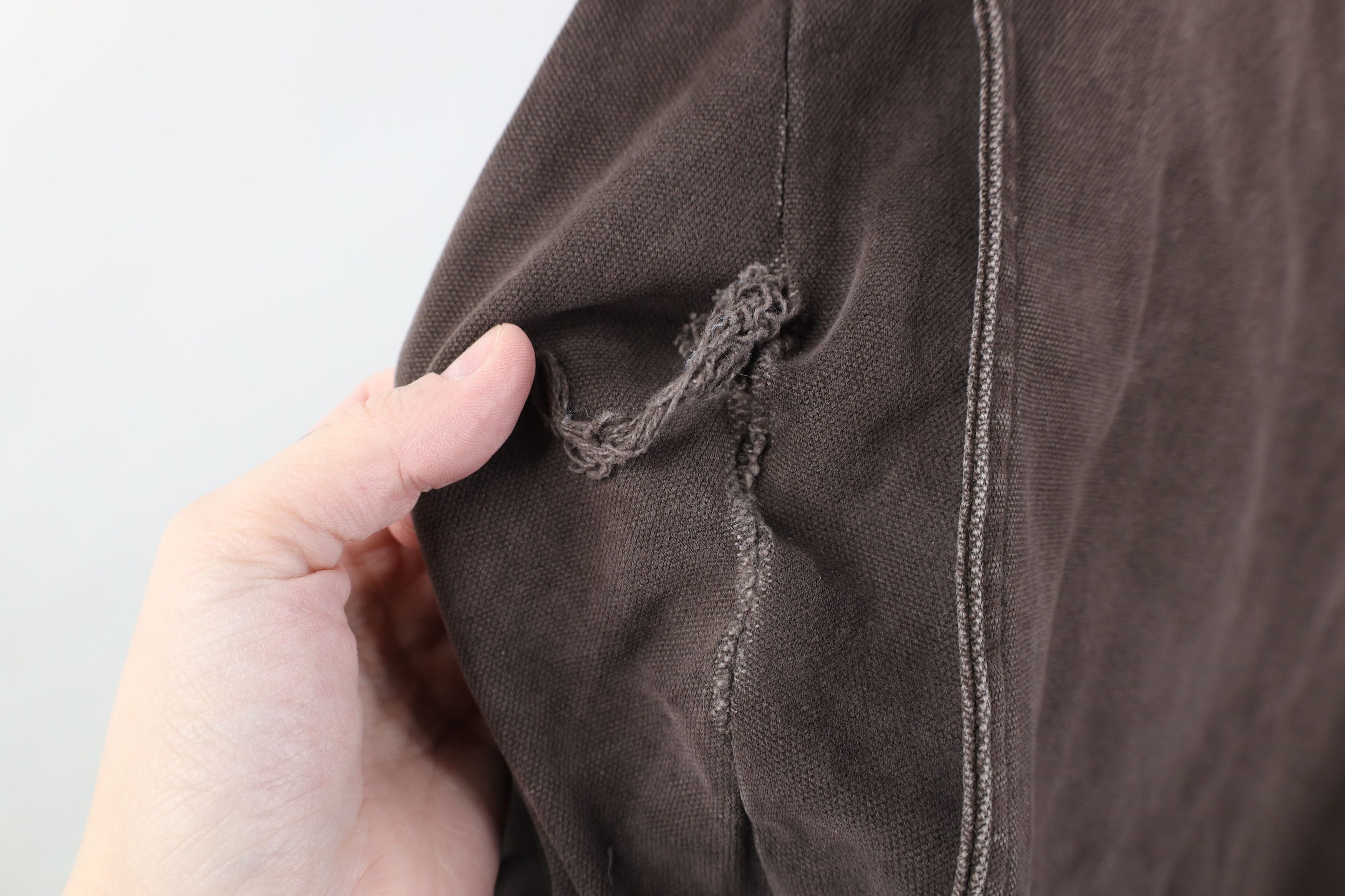 Vintage Vintage Y2K Streetwear Lined Canvas Detroit Jacket Brown Size US L / EU 52-54 / 3 - 11 Thumbnail