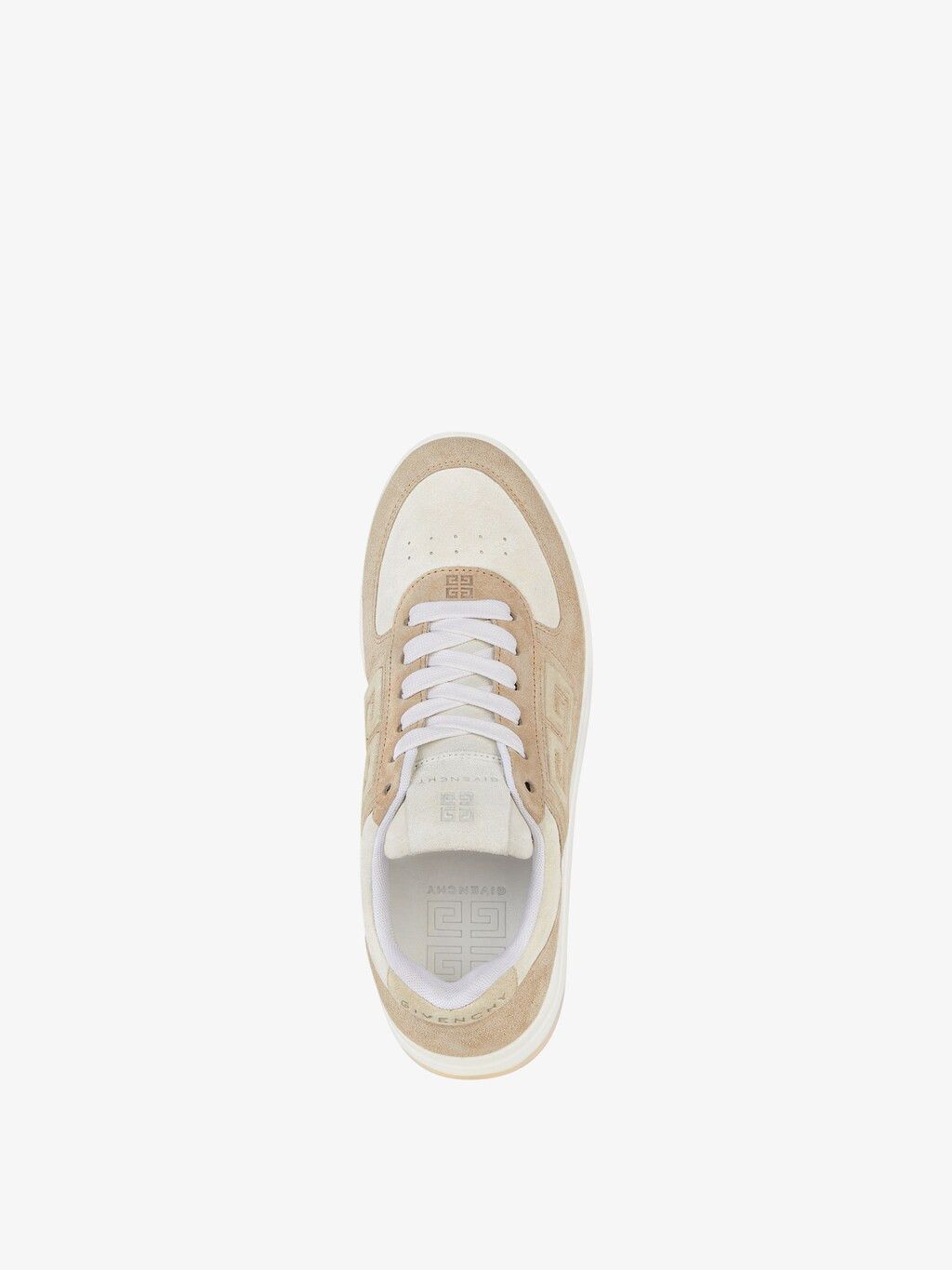 Givenchy o1srvl11e0625 G4 Sneakers In Suede in White/Beige Size US 9 / IT 39 - 4 Thumbnail