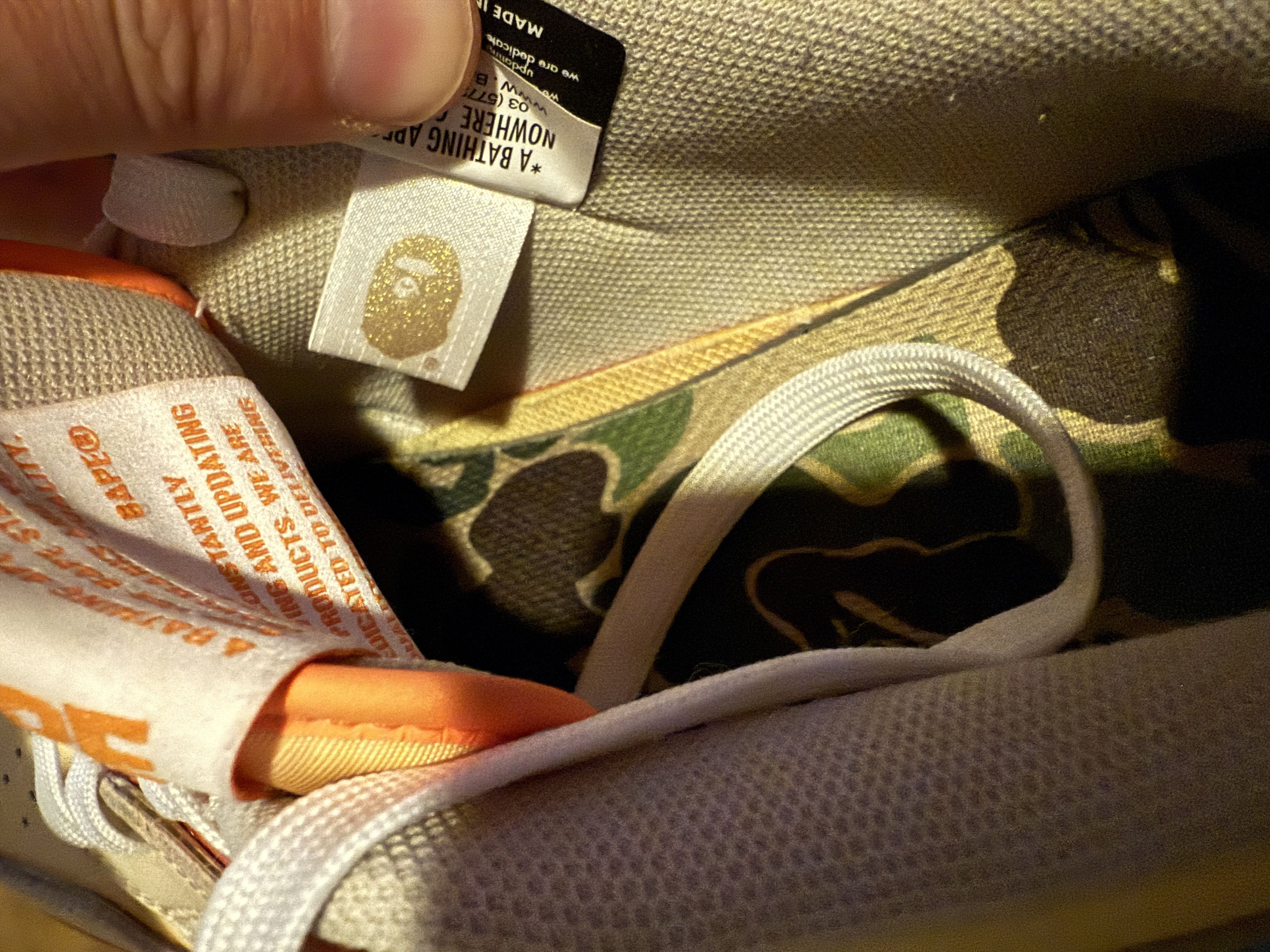 Bape Bapesta Sneaker Size US 8 / EU 41 - 7 Thumbnail