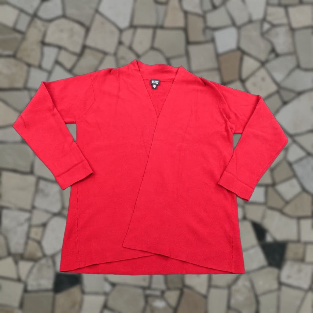 Eileen Fisher Eileen Fisher Sweater Cardigan Open Front Knit Top Long Sleeve Womens Medium Red Size M / US 6-8 / IT 42-44 - 1 Thumbnail