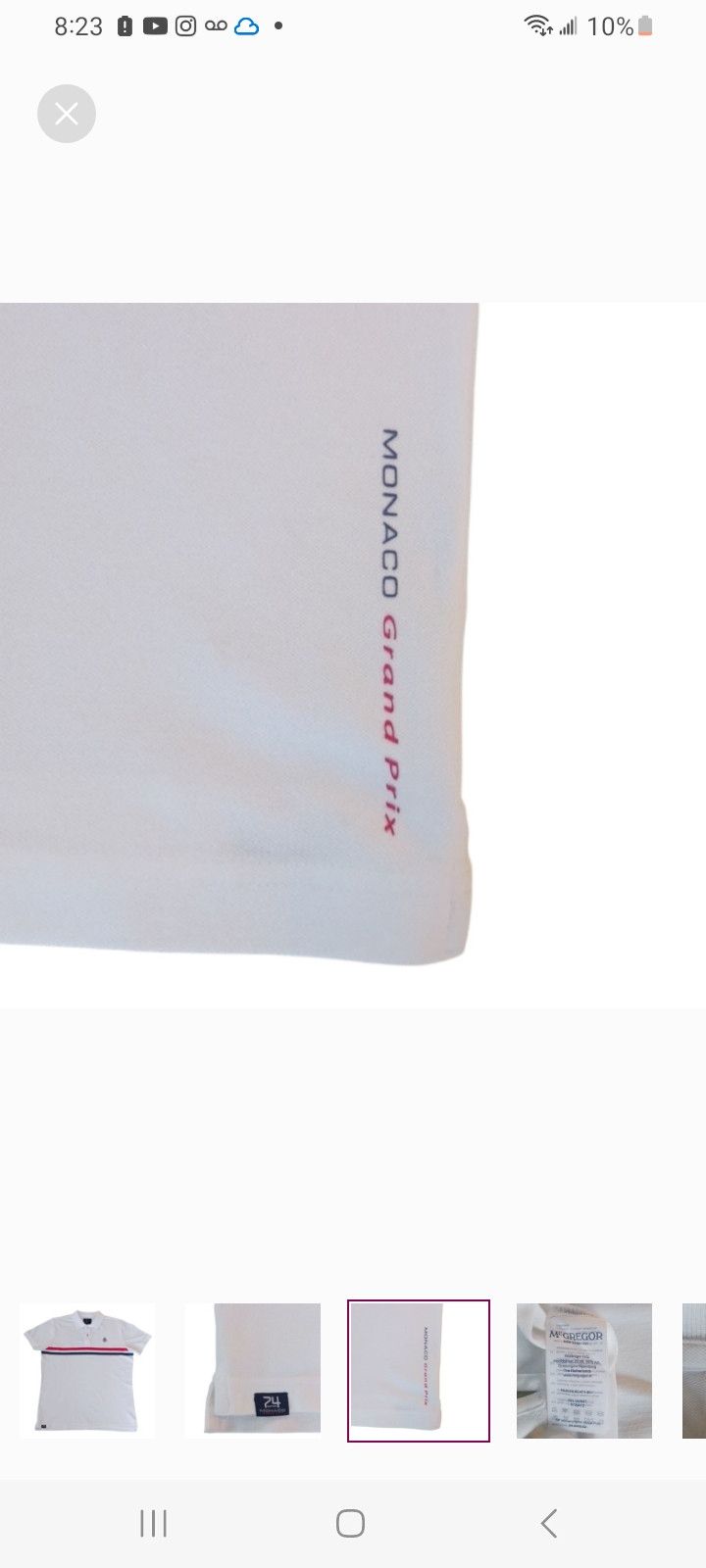 McGregor McGREGOR MONACO GRAND PRIX-AEM CLUB 74 EditionPOLO SHIRT Size US L / EU 52-54 / 3 - 7 Thumbnail