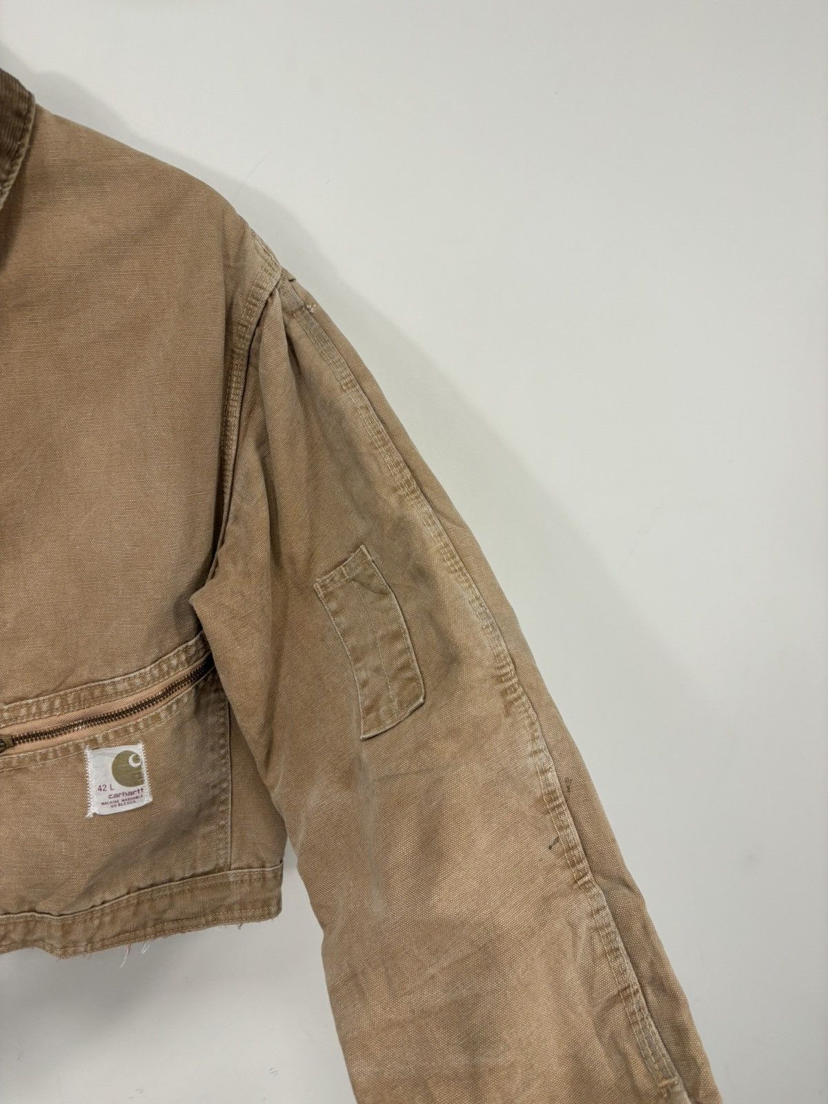 Carhartt Vintage 90s Carhartt USA Made Workwear Boxy Cropped Jacket Size US M / EU 48-50 / 2 - 14 Thumbnail