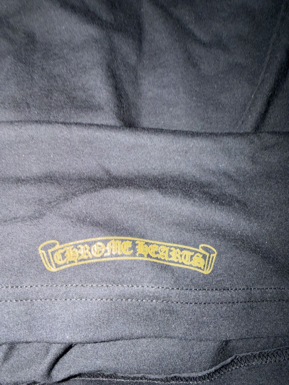 Chrome Hearts Chrome hearts neck logo t shirt black gold large Size US L / EU 52-54 / 3 - 4 Thumbnail