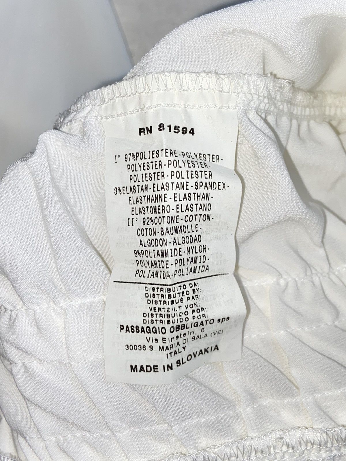 Designer × Japanese Brand NARA CAMICIE White Blouse Size XS / US 0-2 / IT 36-38 - 13 Thumbnail