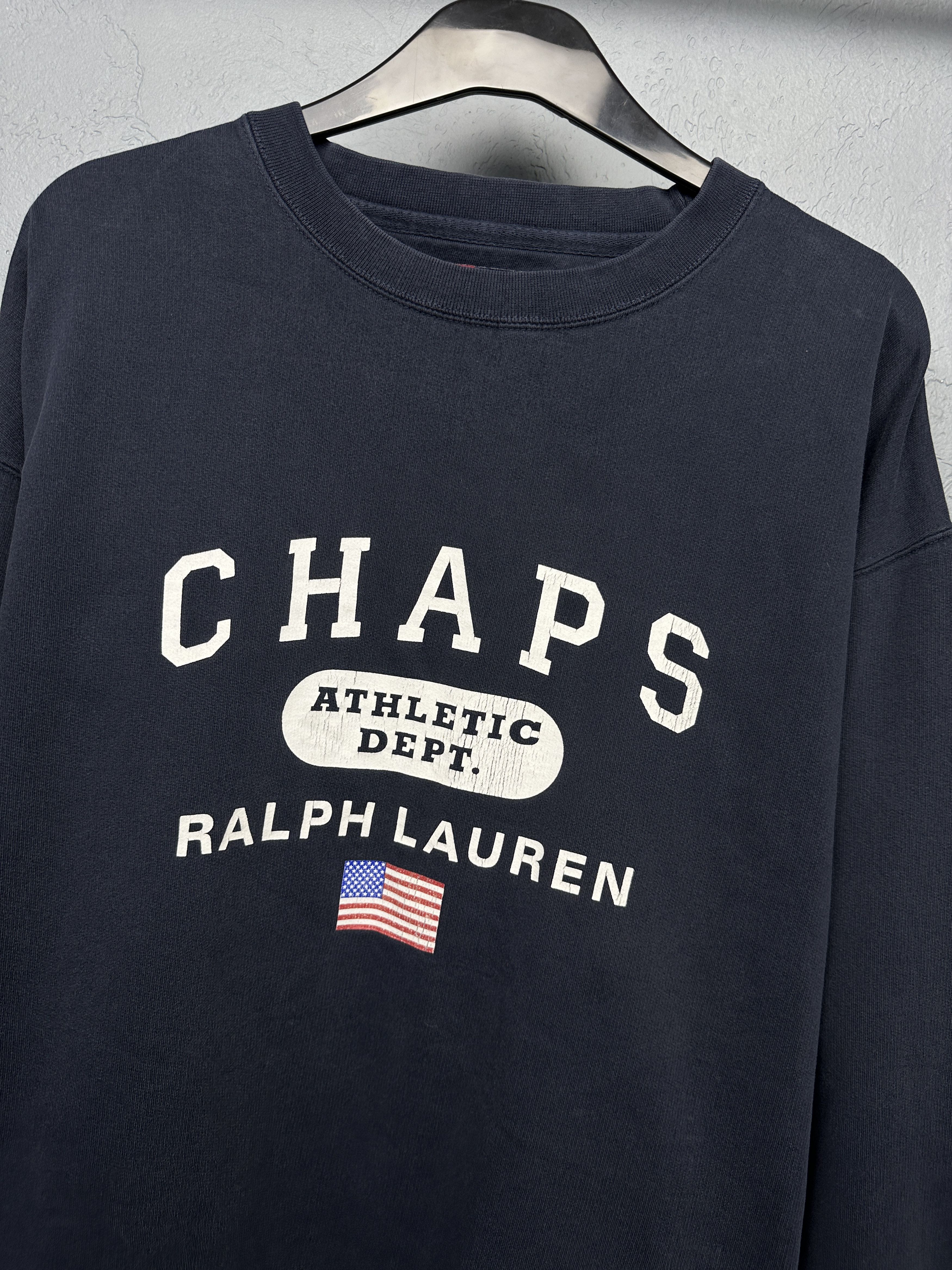 Chaps Ralph Lauren Chaps Polo Ralph Lauren 90s Vintage Mens Sweatshirt Size US XL / EU 56 / 4 - 2 Thumbnail