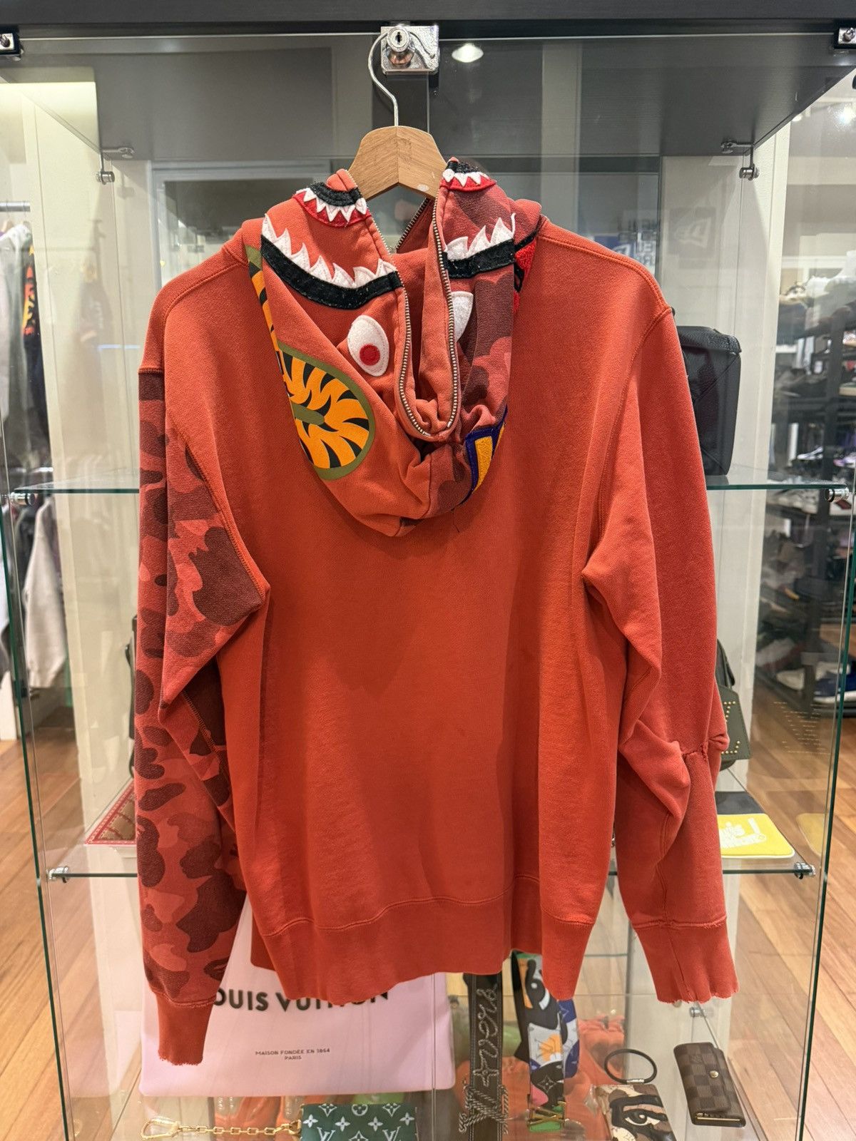 Bape Bale Shark Full Zip Hoodie Size US L / EU 52-54 / 3 - 2 Thumbnail
