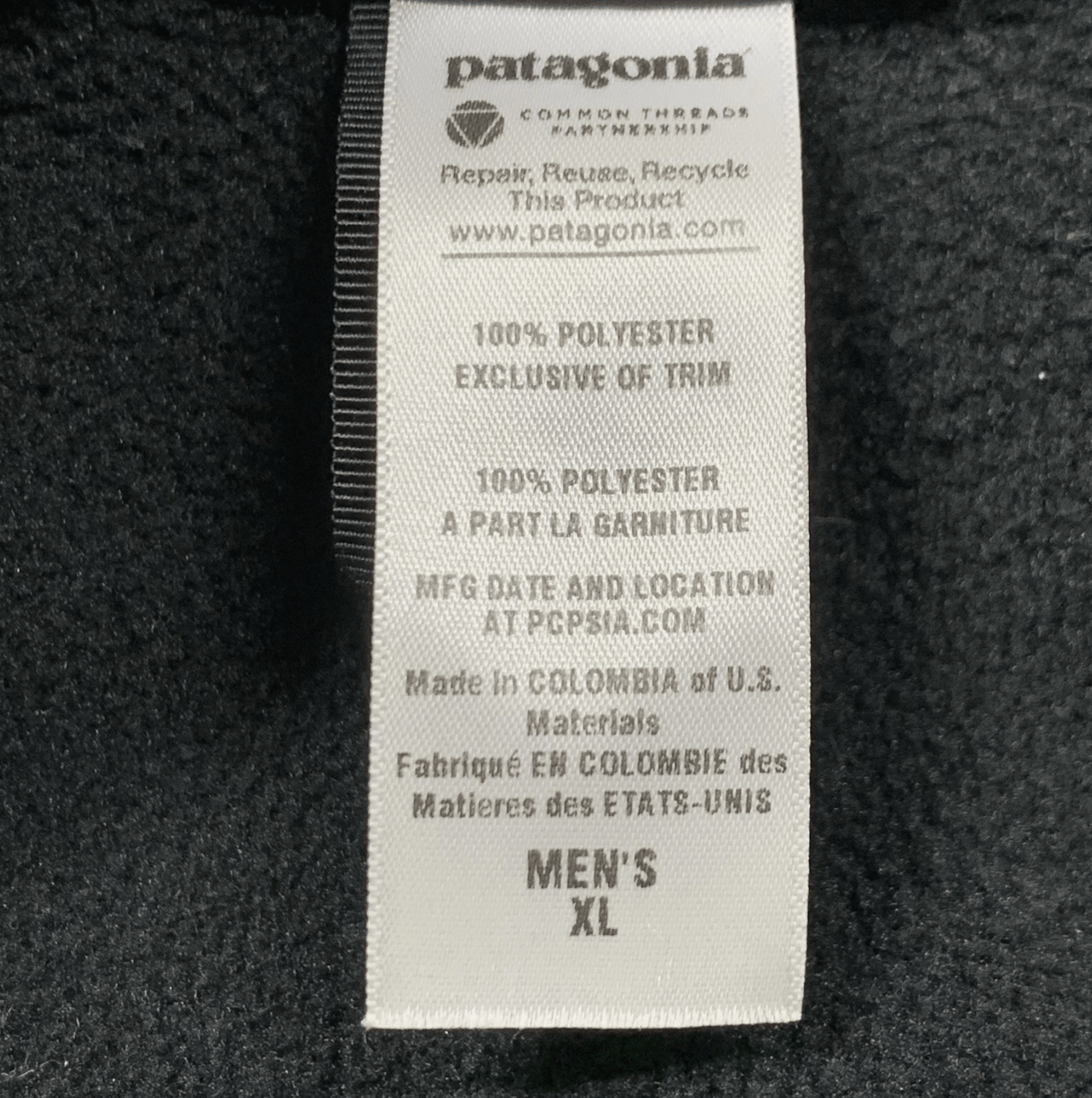 Patagonia Patagonia Synchilla Jacket Phish Mens XL Black Long Sleeve Size US XL / EU 56 / 4 - 6 Thumbnail