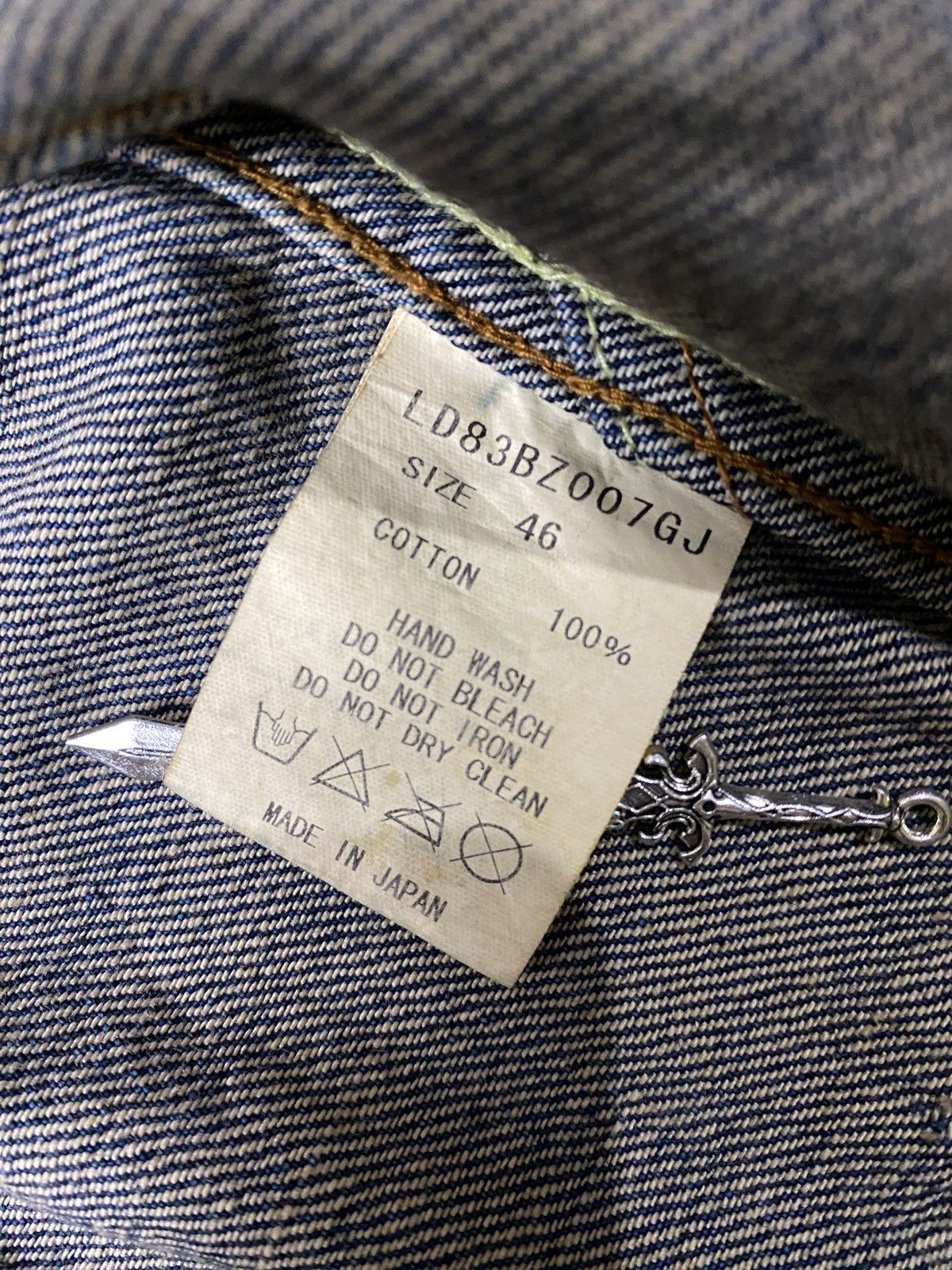 Japanese Brand Field Denim Jacket Selvedge LOST DESSAU Made in Japan Size US M / EU 48-50 / 2 - 19 Thumbnail
