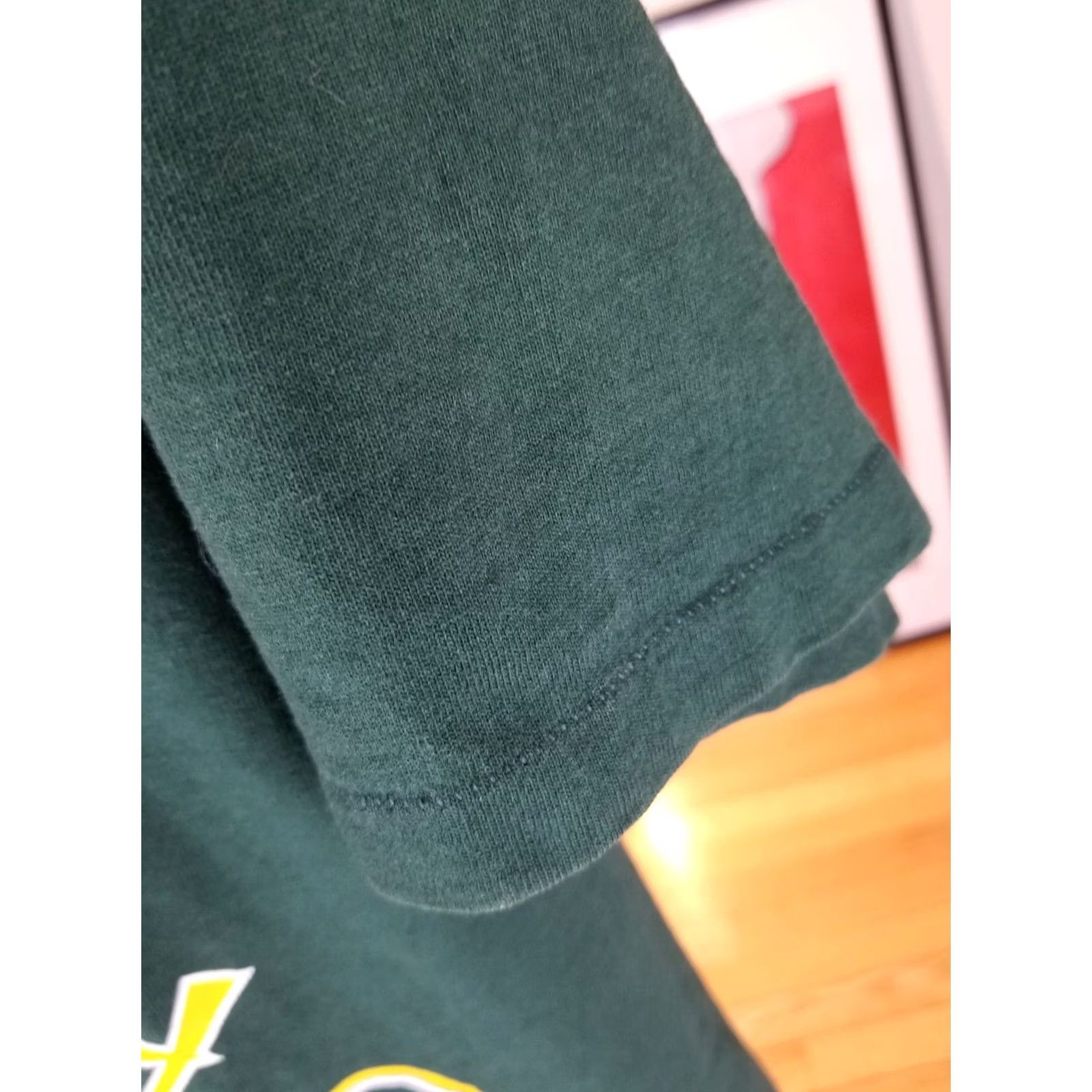 NFL VINTAGE 96' GREEN BAY PACKERS GREEN NFL FOOTBALL SINGLE STITCH T-SHIRT SZ LARGE Size US L / EU 52-54 / 3 - 6 Thumbnail