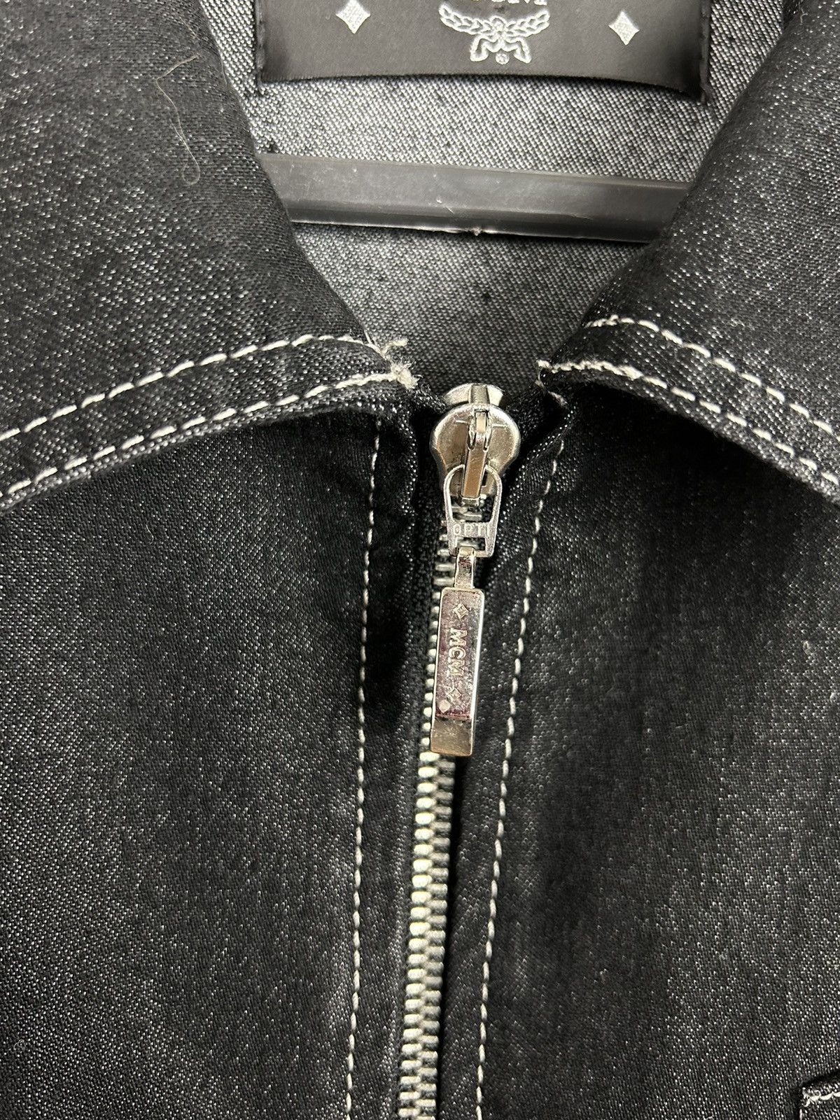 MCM Vintage MCM Jeans Denim Luxury Trucker Jacket Size 42 Size M / US 6-8 / IT 42-44 - 4 Thumbnail