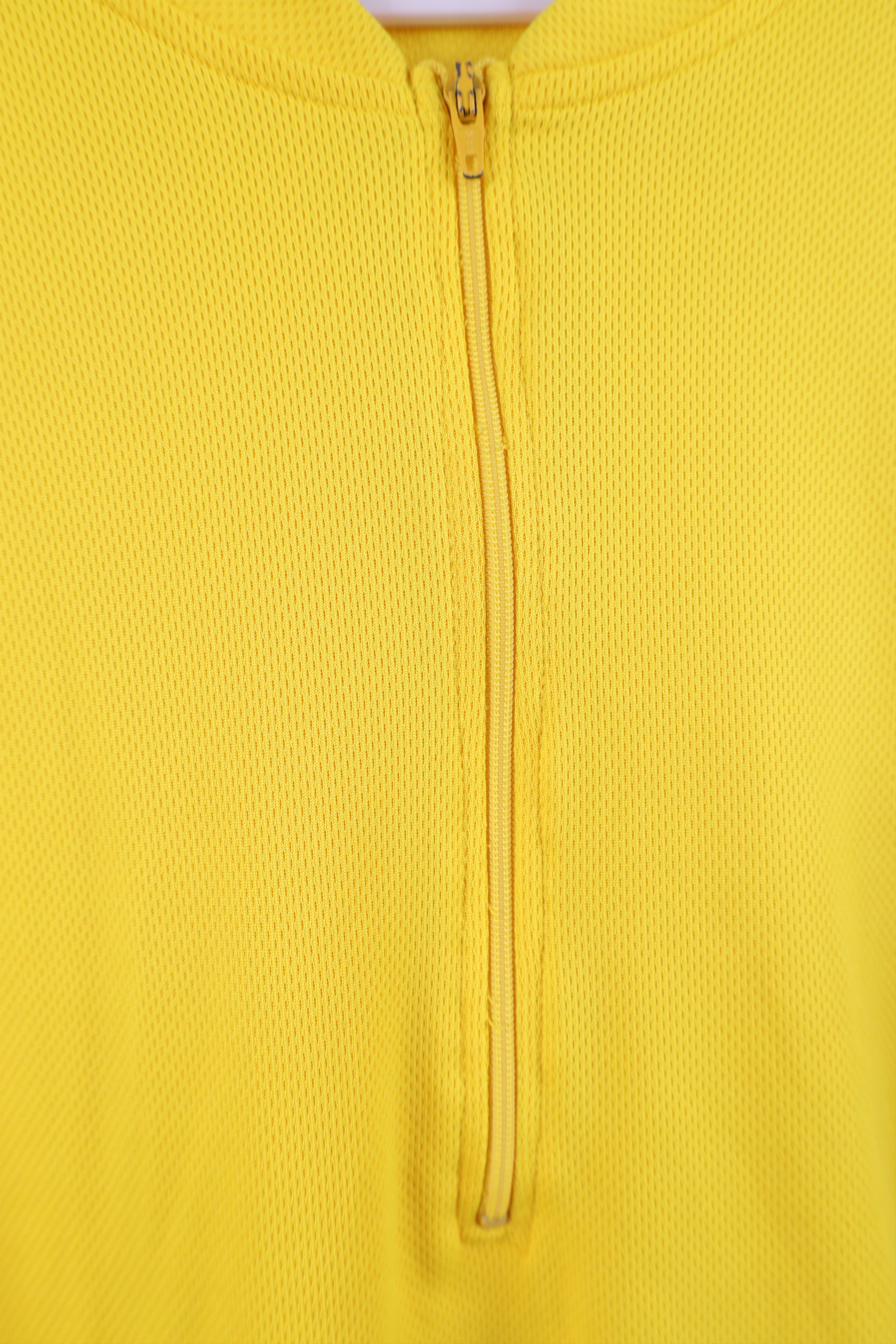 Canari Vintage 90s Canari Half Zip Bicycle Cycling Jersey Yellow Size US L / EU 52-54 / 3 - 5 Thumbnail