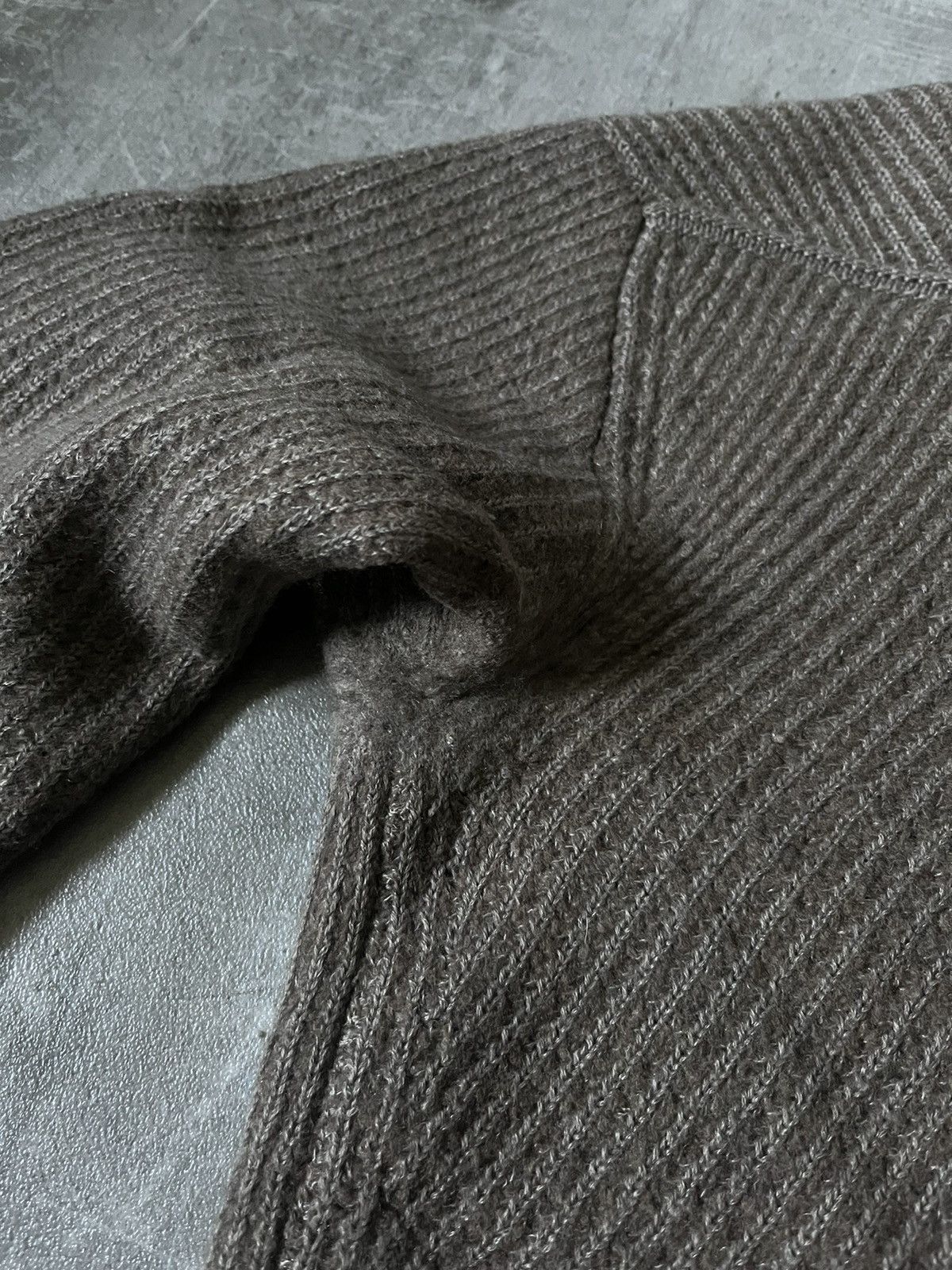 Rick Owens Rick Owens Mastodon FW16 wool cashmere brown sweater Size US L / EU 52-54 / 3 - 9 Thumbnail