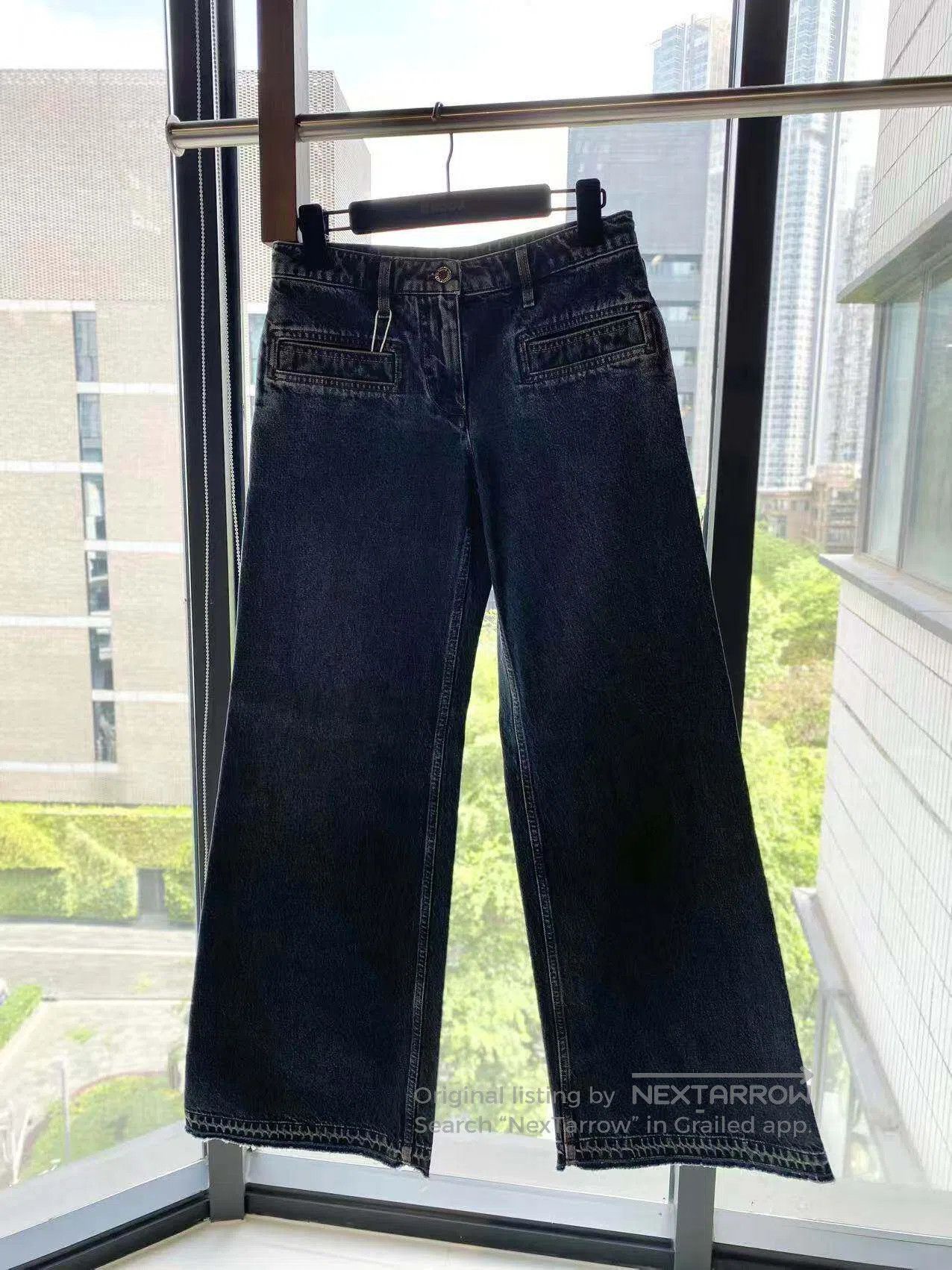 Louis Vuitton Louis Vuitton Letter logo wide-leg jeans| Size 24" / US 00 / IT 34 - 2 Thumbnail
