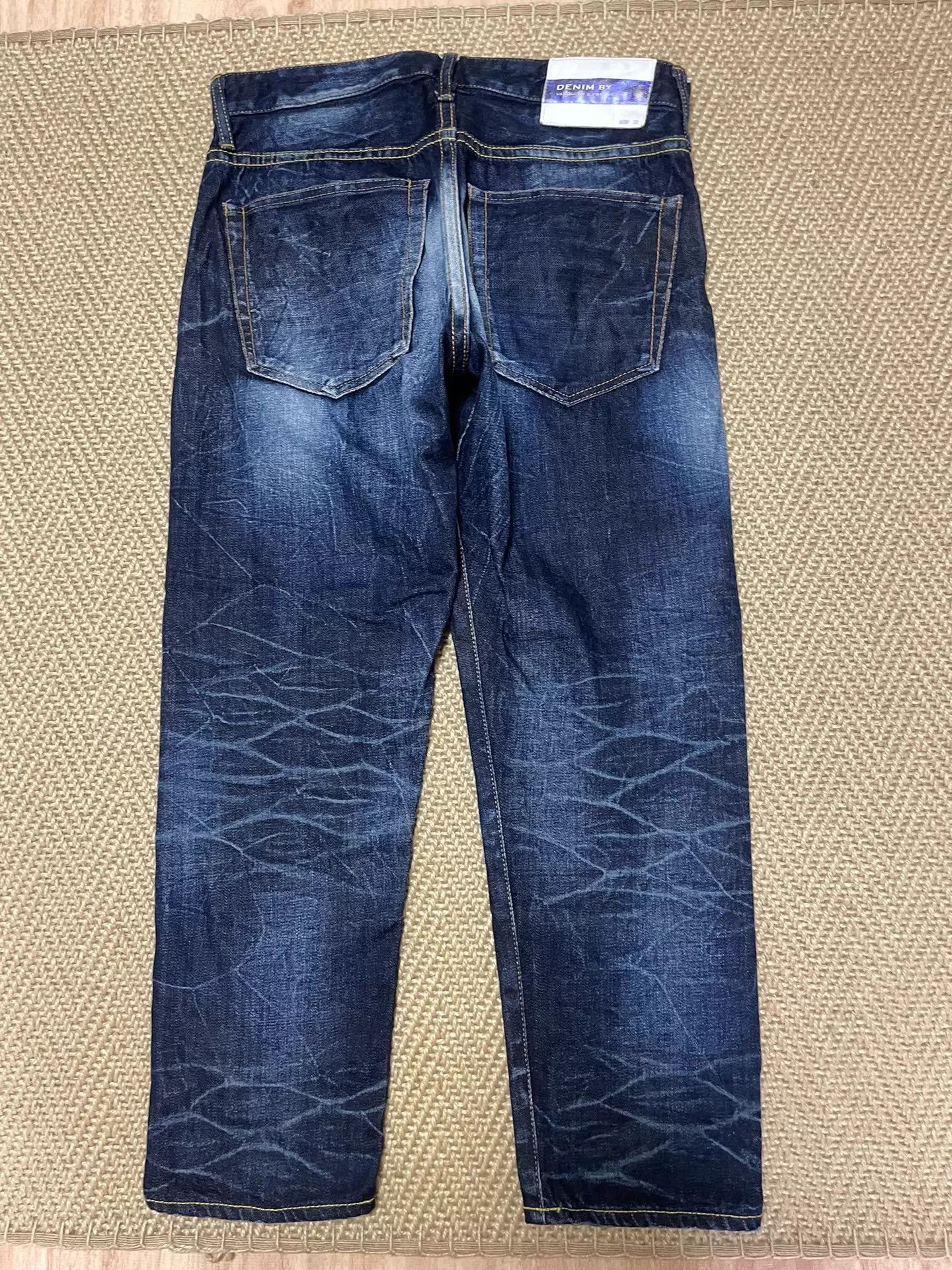 Fragment Design FRAGMENT x VANQUISH 9/10 Denim Distressed w/Rhinestones Size US 32 / EU 48 - 2 Thumbnail
