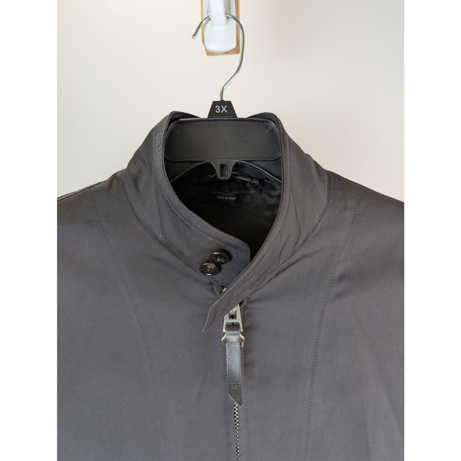 Tom Ford o1rshd1 CC20 Fine Poplin Jacket in Black Size US M / EU 48-50 / 2 - 7 Thumbnail