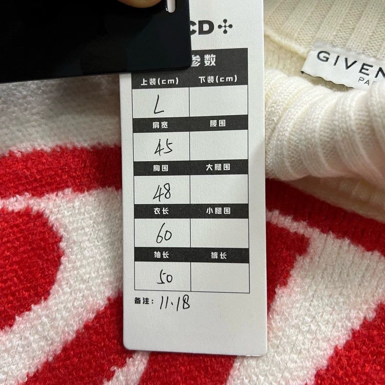 Givenchy Givenchy Print Logo High-Neck Sweater Size US L / EU 52-54 / 3 - 6 Thumbnail