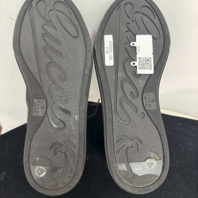 Gucci Gucci Black Casual High-Top Sneakers - Size US 5 / EU 37 - 7 Thumbnail