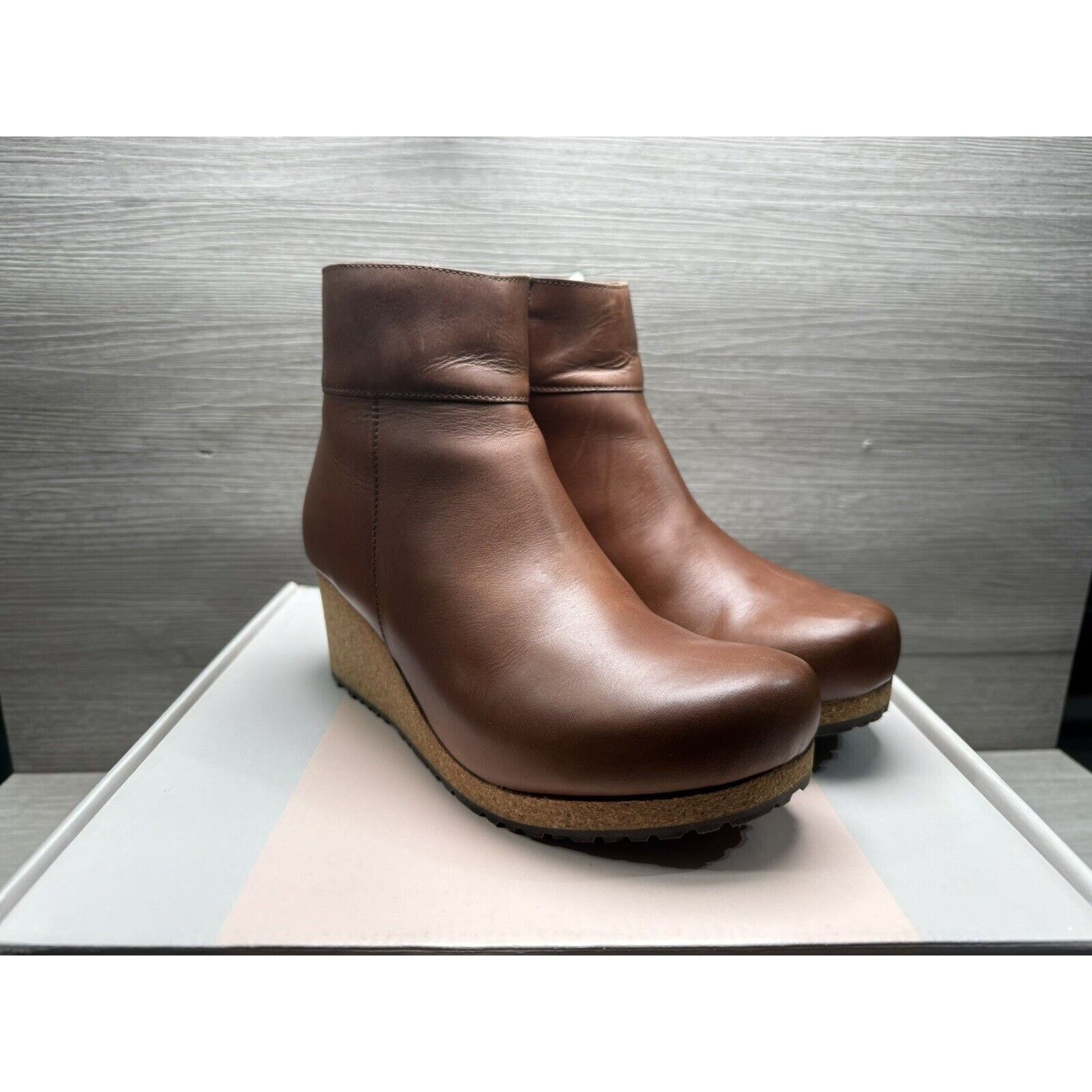 Birkenstock Birkenstock Papillio Ebba Wedge Boots Brown EU 38. Women 7 Size US 7 / IT 37 - 1 Thumbnail
