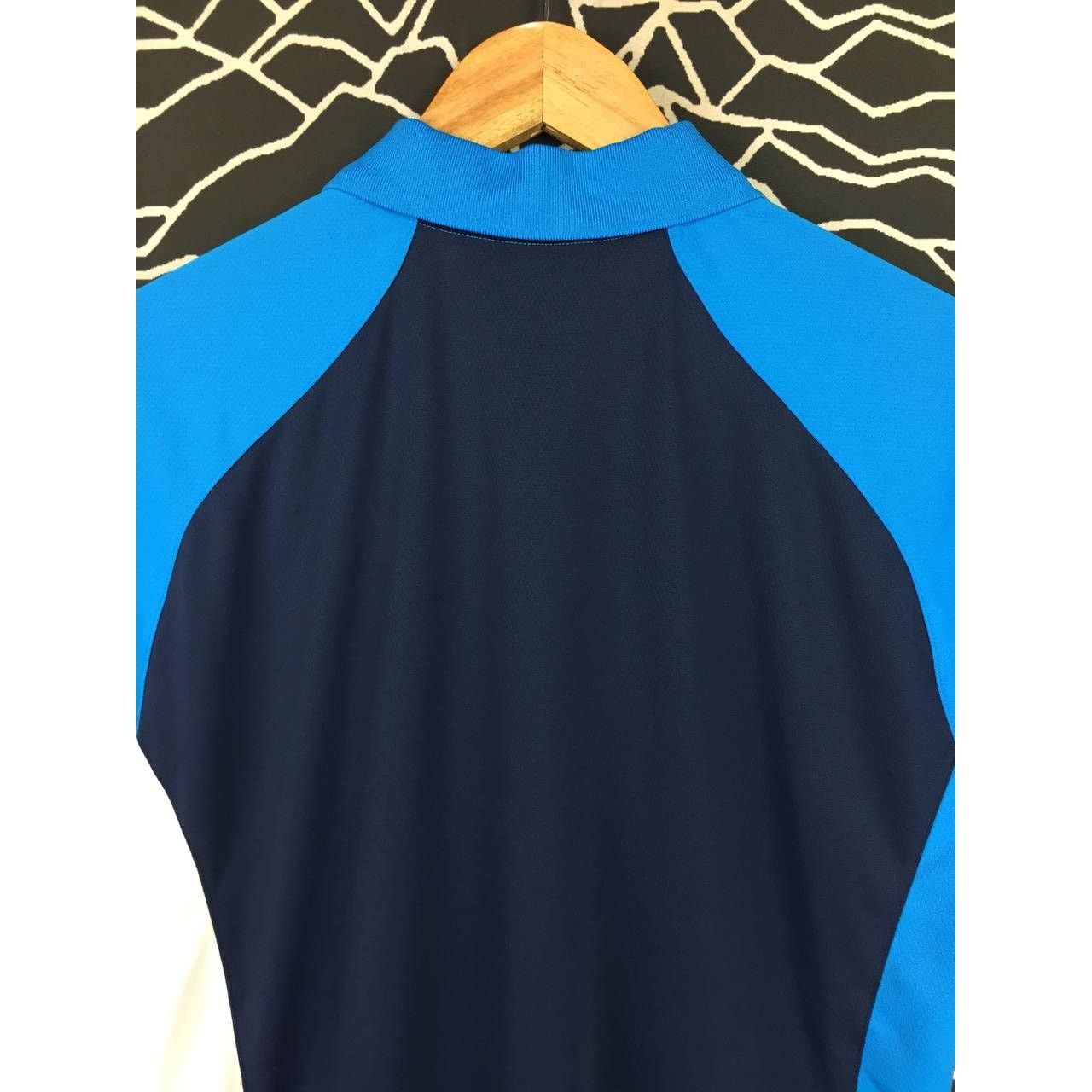 Japanese Brand × Mizuno Vtg Mizuno Small Logo Colorblock Activewear Polo Tee Size US M / EU 48-50 / 2 - 7 Thumbnail
