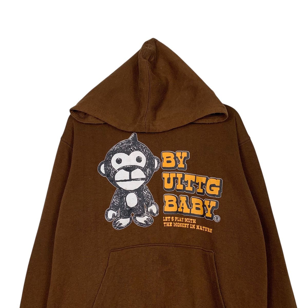Japanese Brand Japanese Brand UITTG Baby Big Logo Hoodie Size US L / EU 52-54 / 3 - 2 Thumbnail