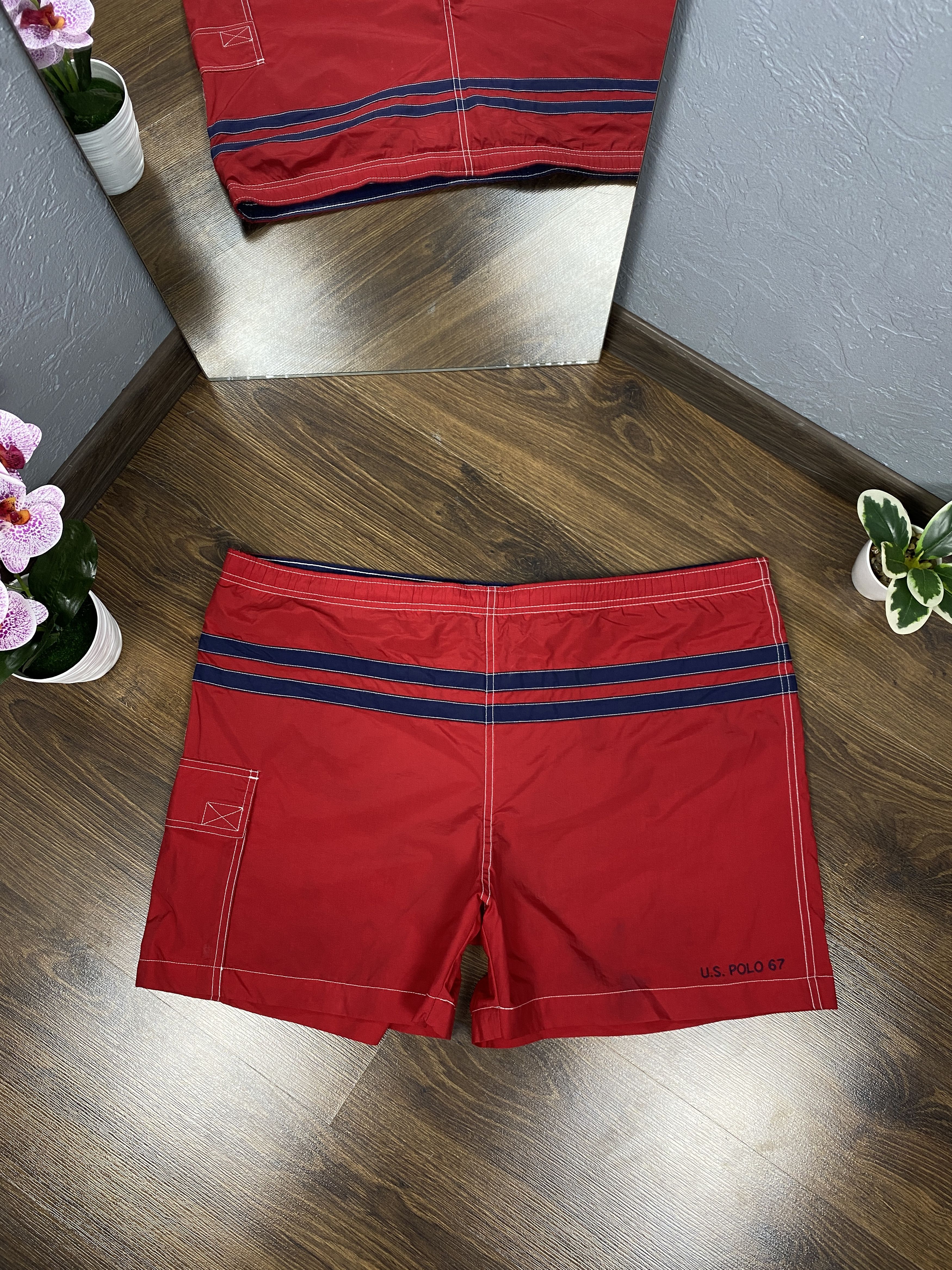 Polo Ralph Lauren Polo Sport Ralph Lauren 67 vintage nylon shorts Size US 34 / EU 50 - 1 Thumbnail
