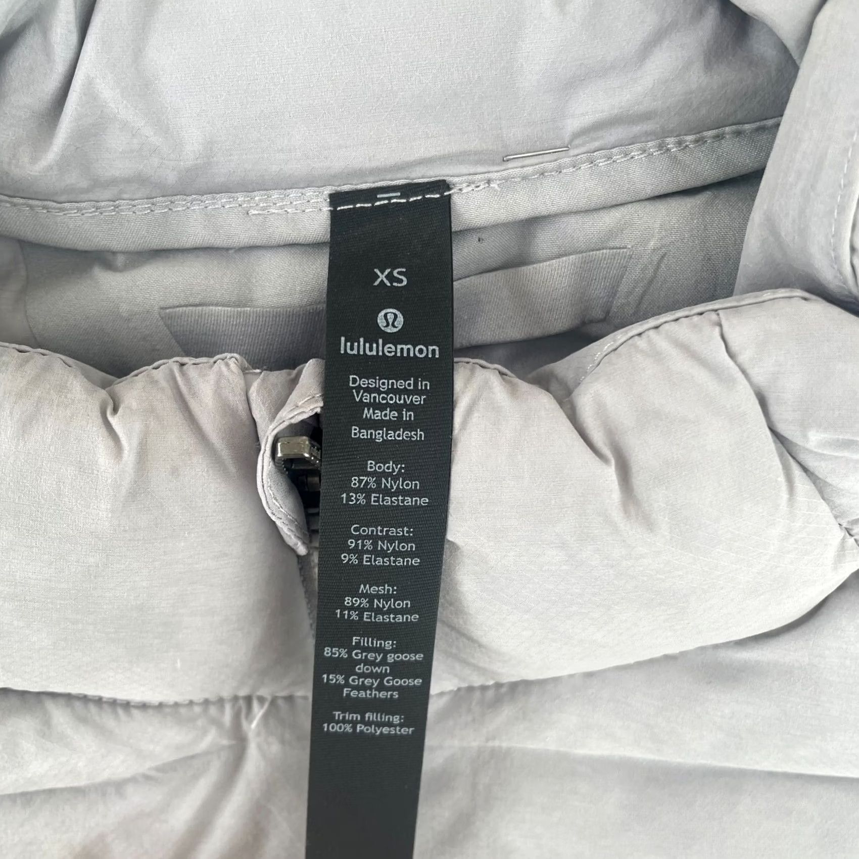 Lululemon Lululemon Navigation Down Jacket Men XS Silver Windproof 700 Fill Size US XS / EU 42 / 0 - 2 Thumbnail