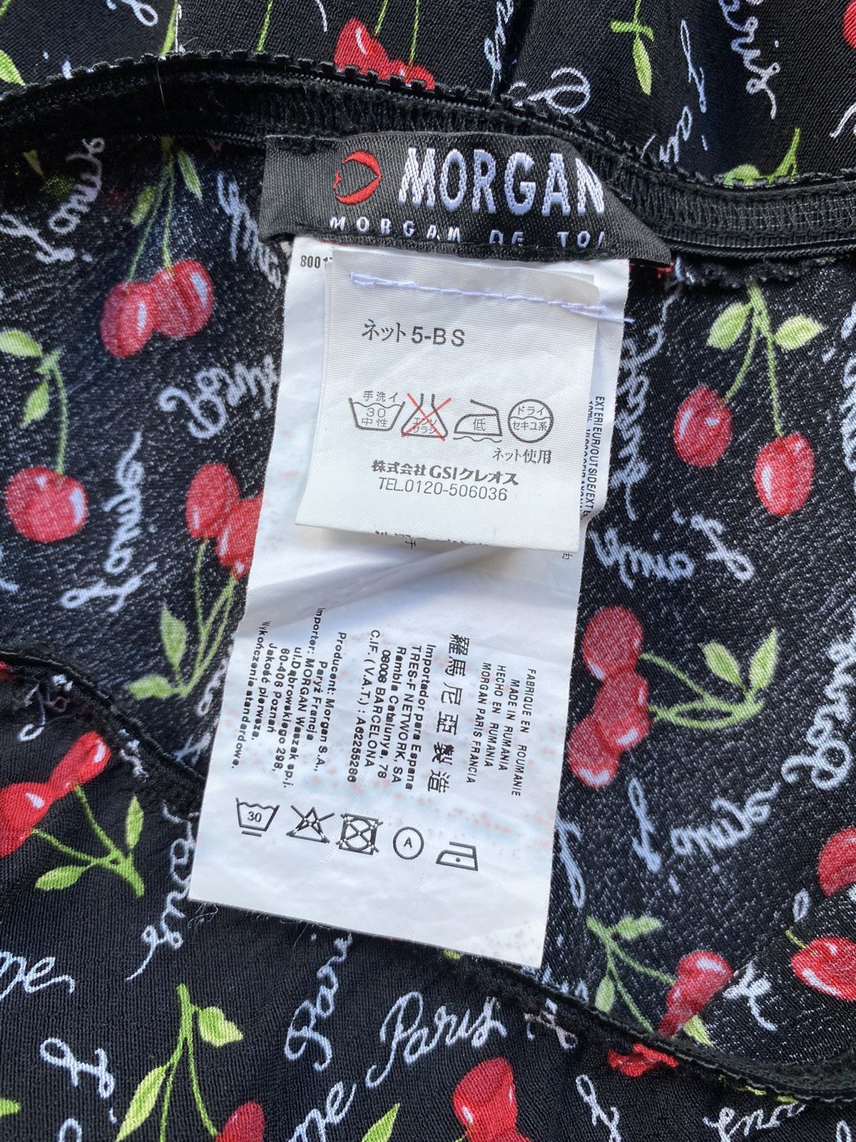 Morgan Homme Morgan Y2K cherry printed skirt Size 22" - 7 Thumbnail