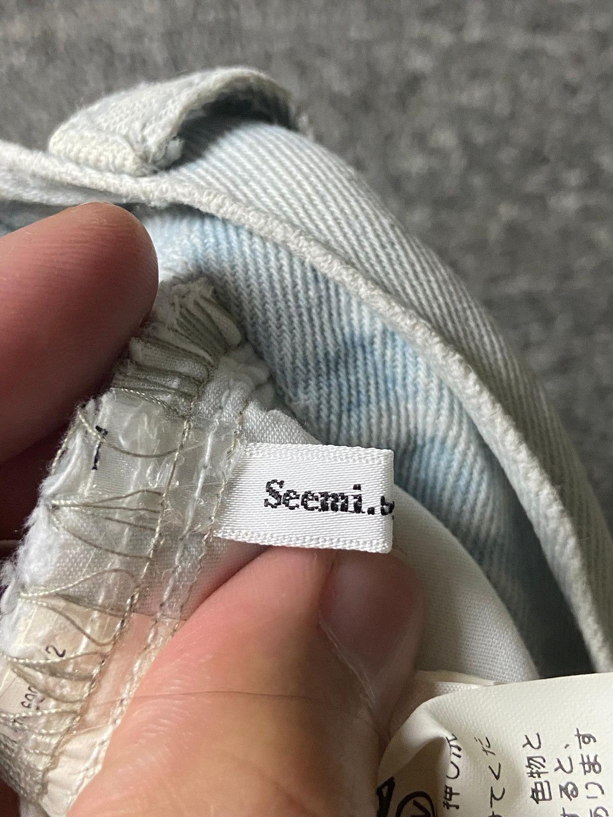 Japanese Brand SEEMI NICE CLAUP Ripped Bootcut Jeans (138) Size 24" / US 00 / IT 34 - 7 Thumbnail