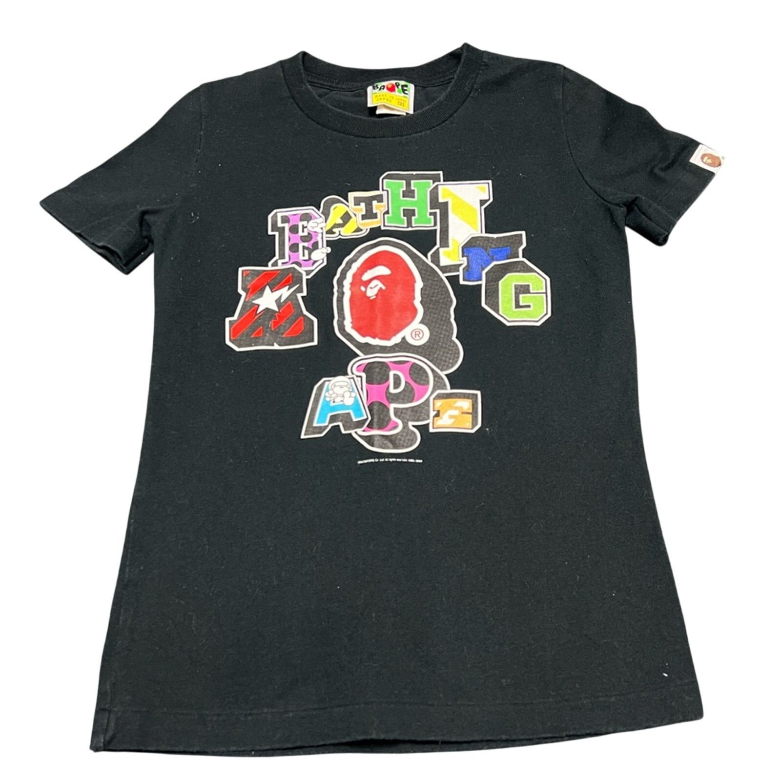 Bape AAPE by A Bathing Ape Womens Black Pullover T-Shirt Size XXS Size XXS / US 00 / IT 34 - 1 Thumbnail