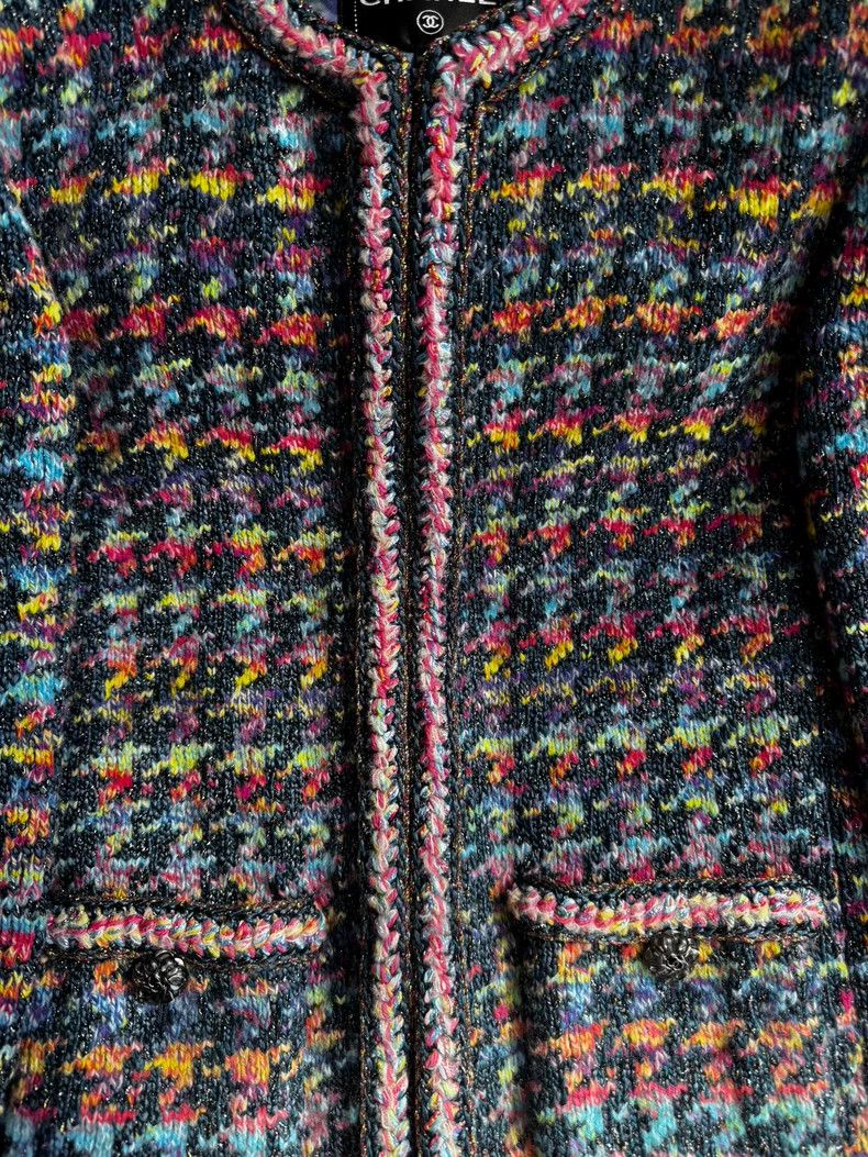 Chanel Chanel 20 high-end handicraft workshop rainbow tweed Kangpe Size M / US 6-8 / IT 42-44 - 2 Thumbnail
