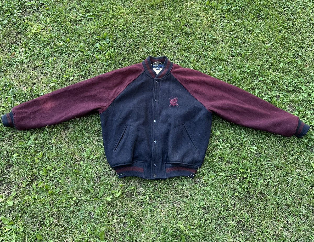 Polo Ralph Lauren VINTAGE POLO RALPH LAUREN VARSITY JACKET Size US L / EU 52-54 / 3 - 1 Thumbnail