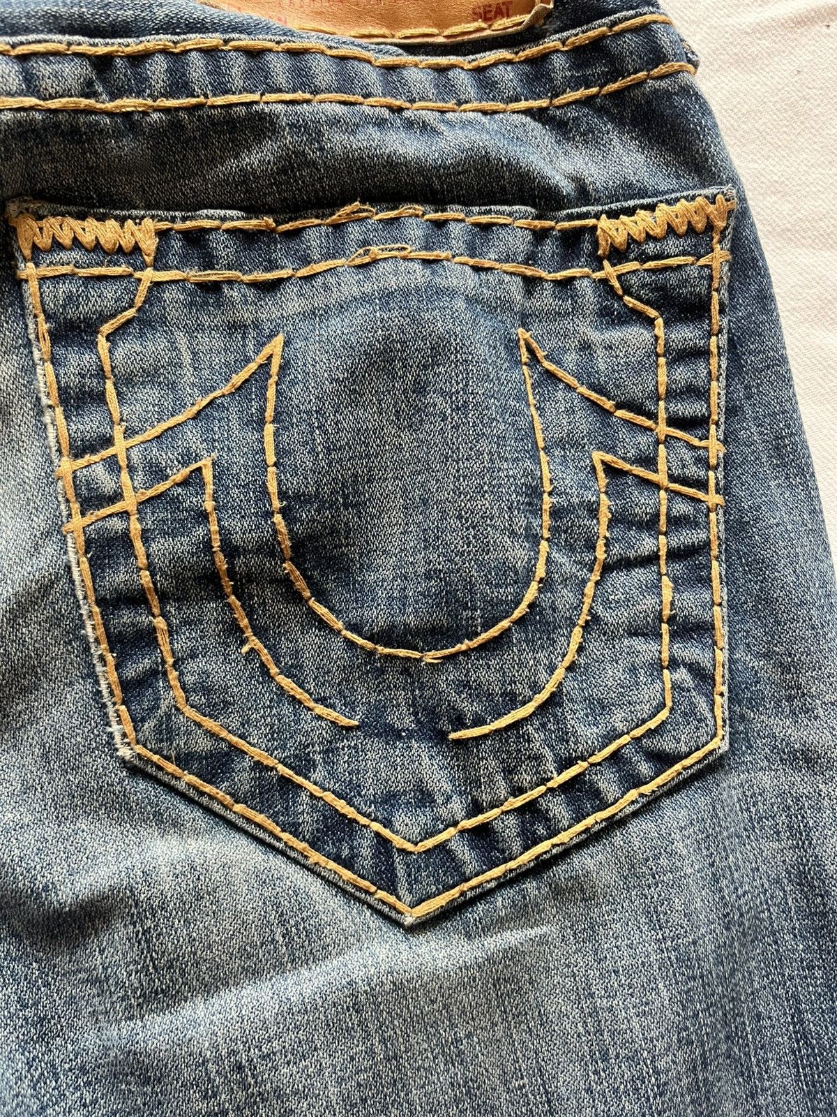 True Religion Vintage True Religion Jeans – Rare Early 2000s Stitching Size US 31 - 12 Thumbnail