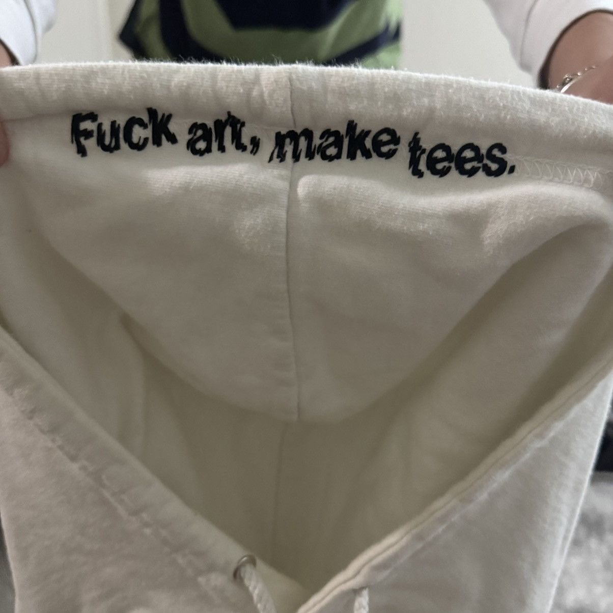 Fuck Art, Make Tees White Fuck Art Make Tees Hoodie Size US M / EU 48-50 / 2 - 2 Thumbnail