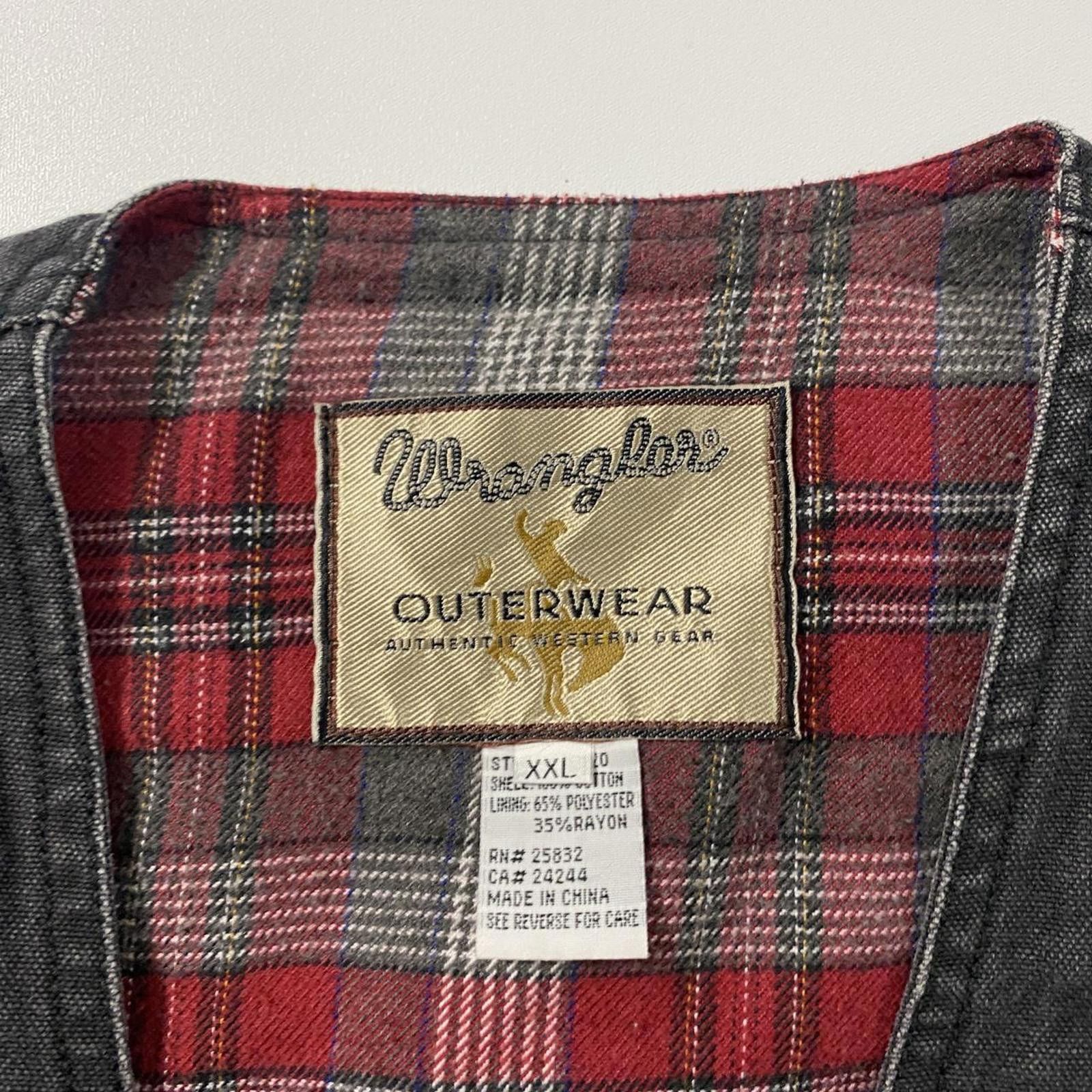 Wrangler Wrangler Black Vest Size US XXL / EU 58 / 5 - 3 Thumbnail