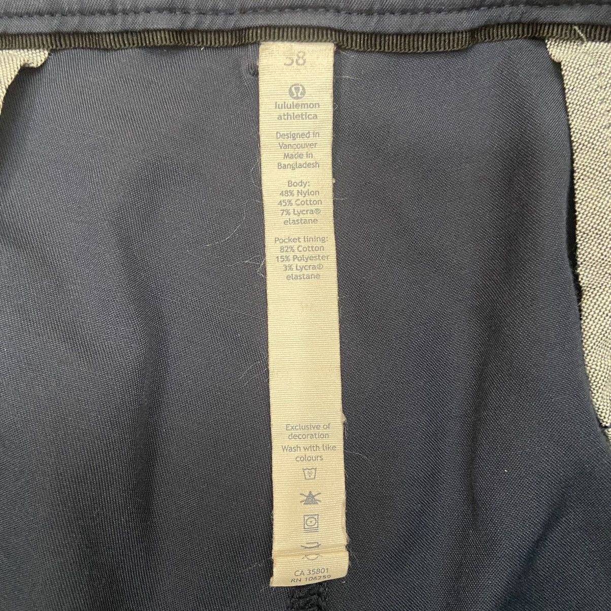 Lululemon Lululemon 5 Pocket Logo Navy Pants Men’s 38 Size US 38 / EU 54 - 7 Thumbnail