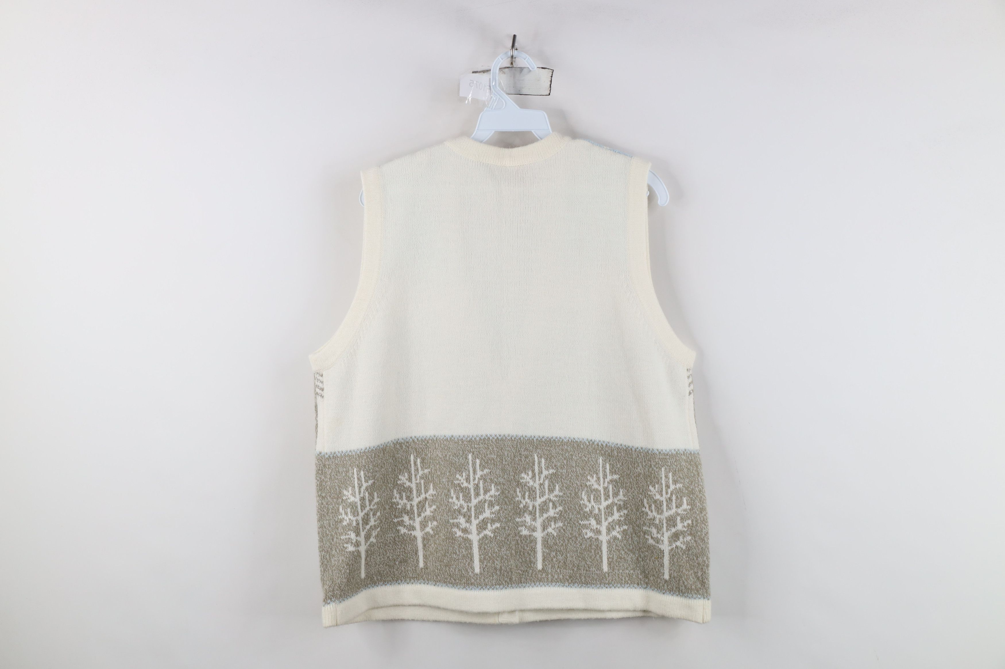 Vintage Vintage 90s Streetwear Beaded All Over Print Sweater Vest Size M / US 6-8 / IT 42-44 - 11 Thumbnail