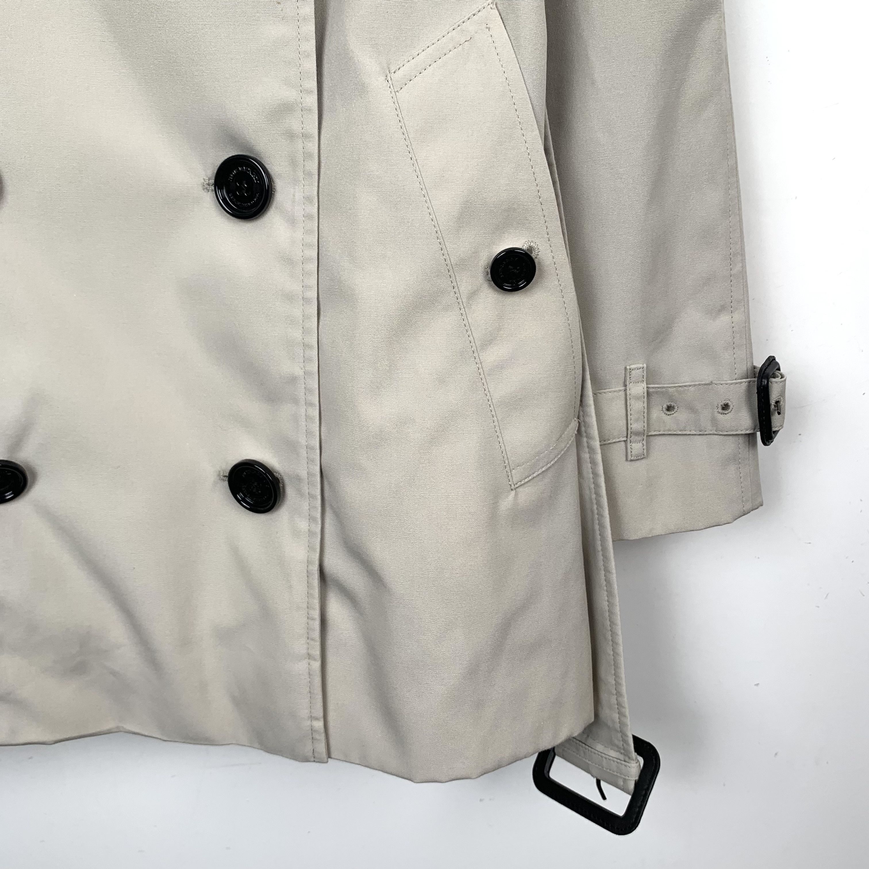 Burberry Burberry Brown Belted Cotton Trench Coat (Size XS) Size XS / US 0-2 / IT 36-38 - 6 Thumbnail