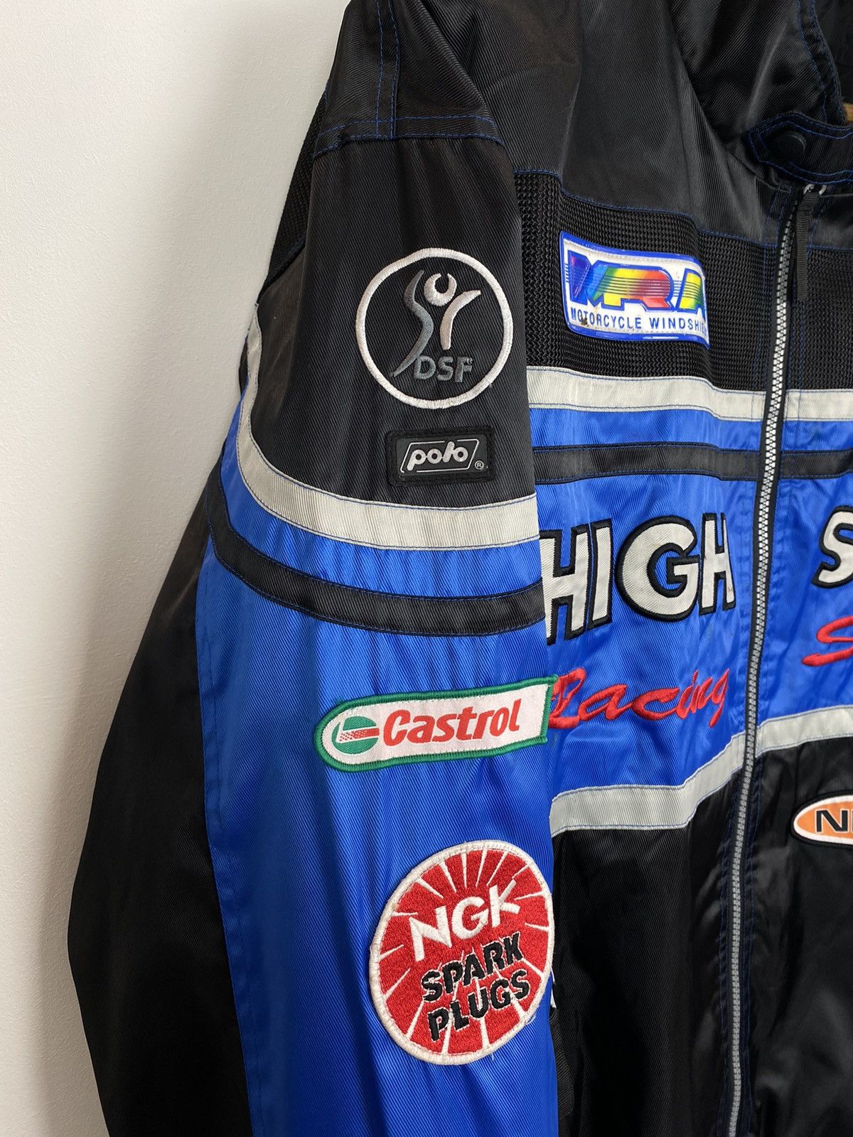 Vintage Racing Jacket High Speed Moto Team Y2K Vintage F1 NASCAR Size US XXL / EU 58 / 5 - 6 Thumbnail