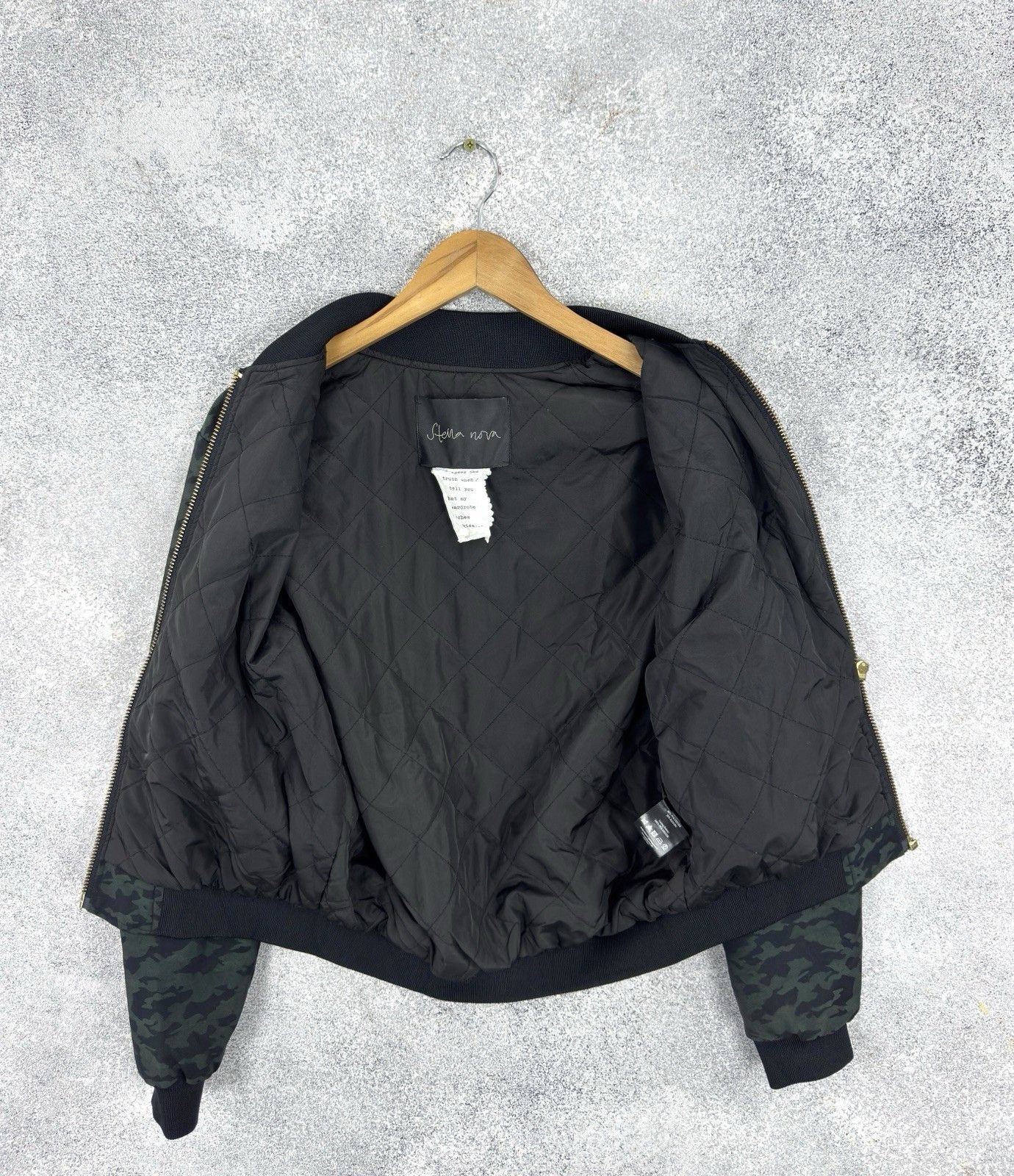 Other Stella Nova Camo Women’s Bomber Jacket Size IT 36 Size XS / US 0-2 / IT 36-38 - 7 Thumbnail