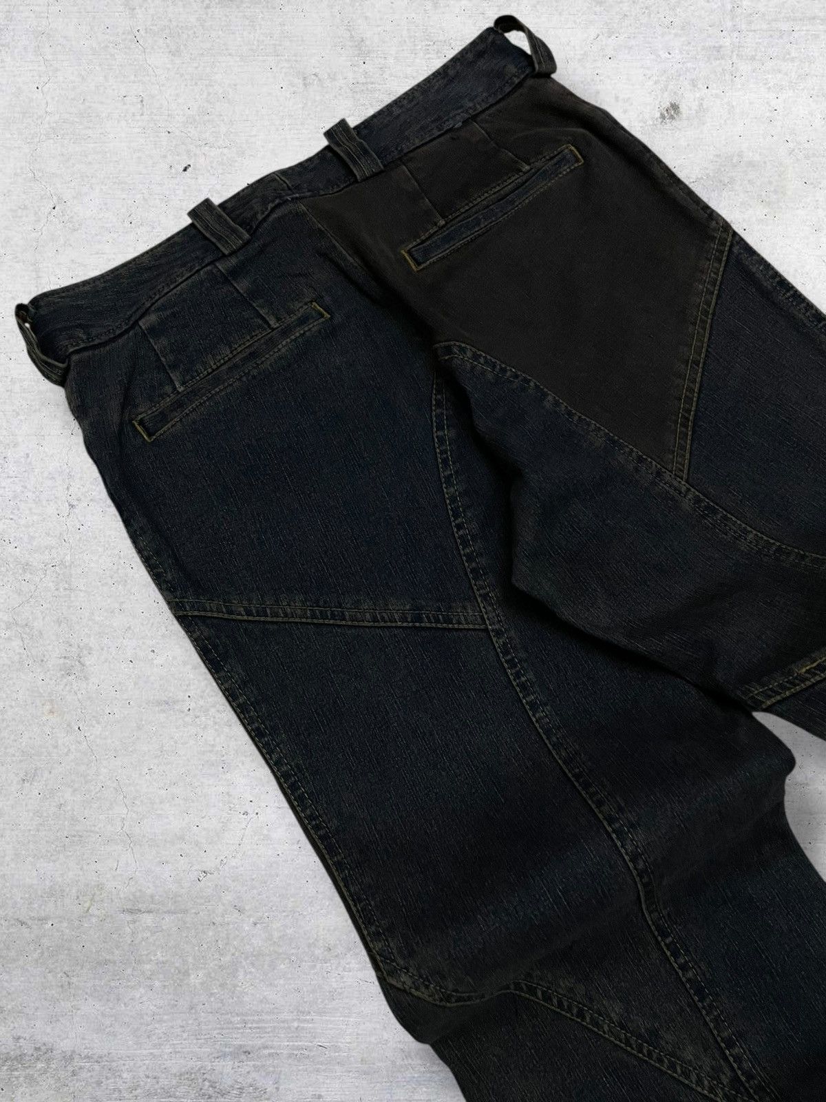 Tornado Mart VINTAGE TORNADO MART OG DESIGNER JAPAN RARE DESIGN PATCHWORK Size US 29 - 13 Thumbnail