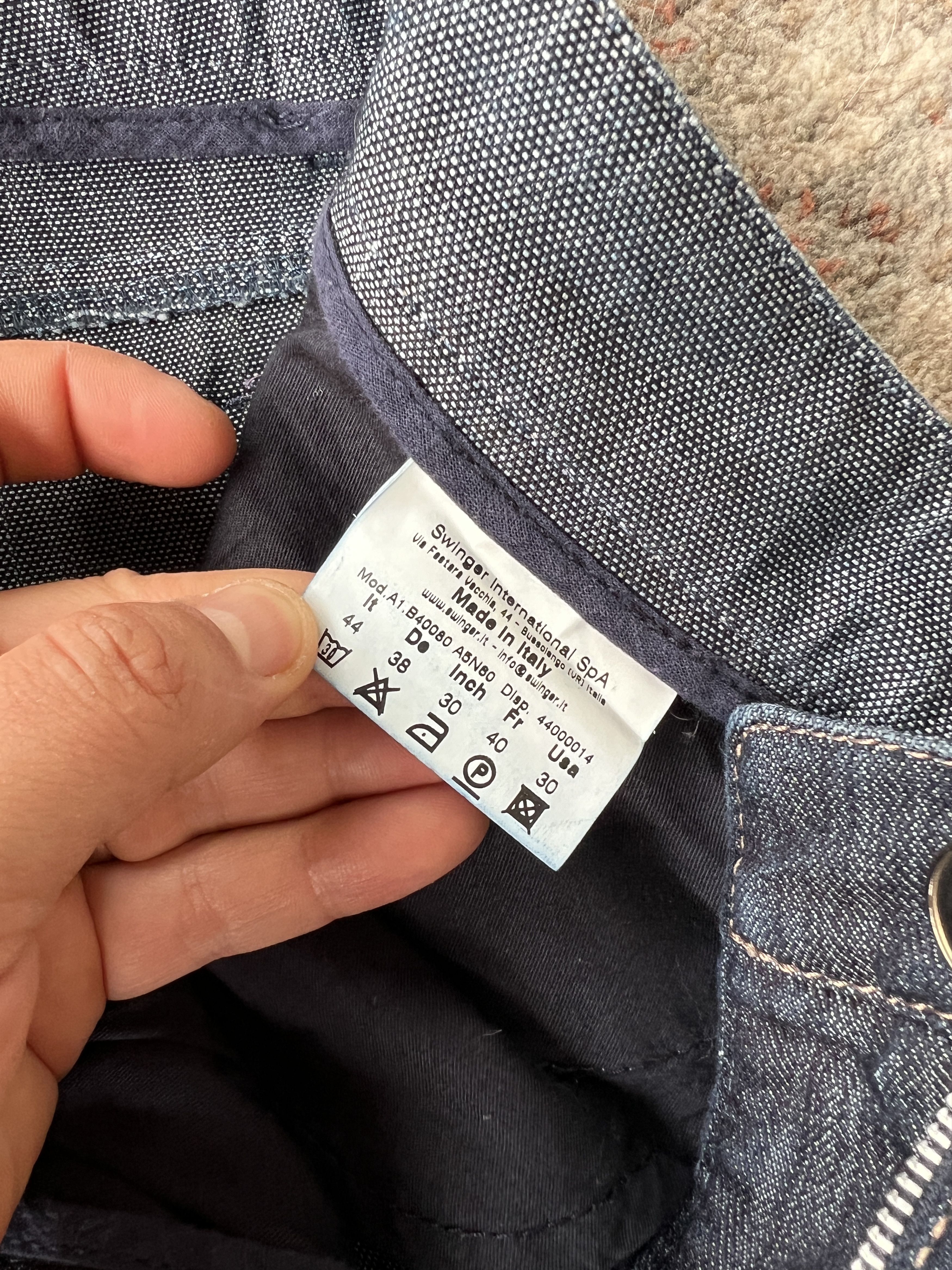 Byblos Byblos Denim Pants Size 30" / US 8 / IT 44 - 5 Thumbnail