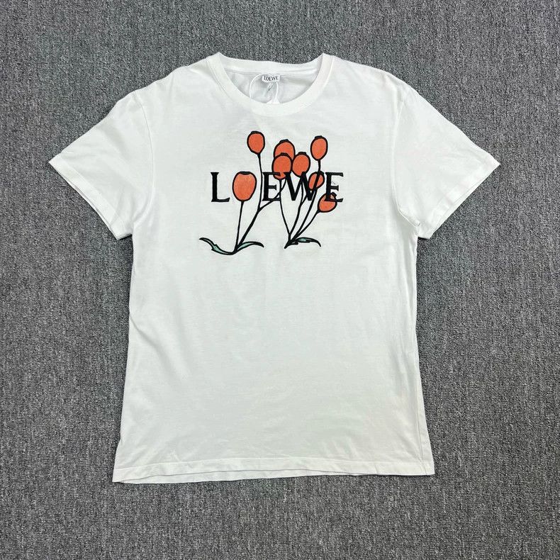 Loewe LOEWE Short sleeves with floral patterns Size XS / US 0-2 / IT 36-38 - 1 Thumbnail