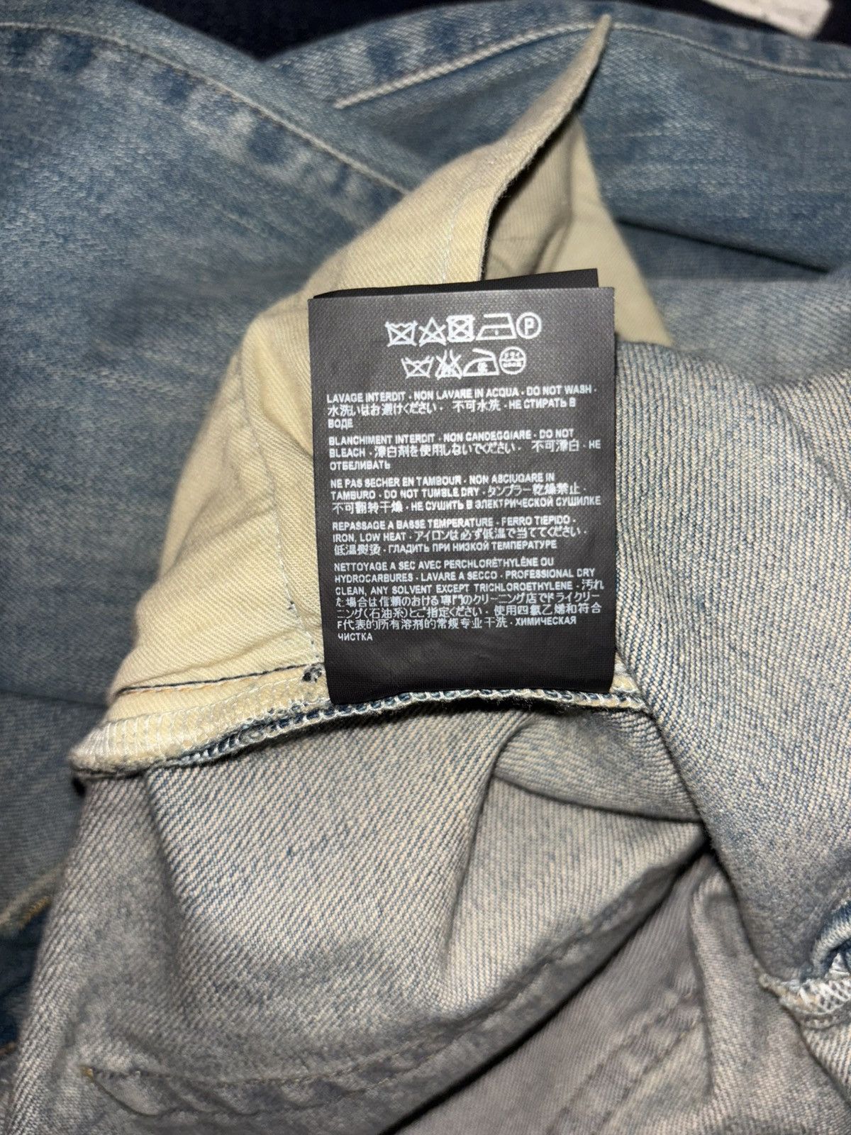 Yves Saint Laurent SS15 Saint Laurent Distressed Denim “D02” Size US 31 - 5 Thumbnail