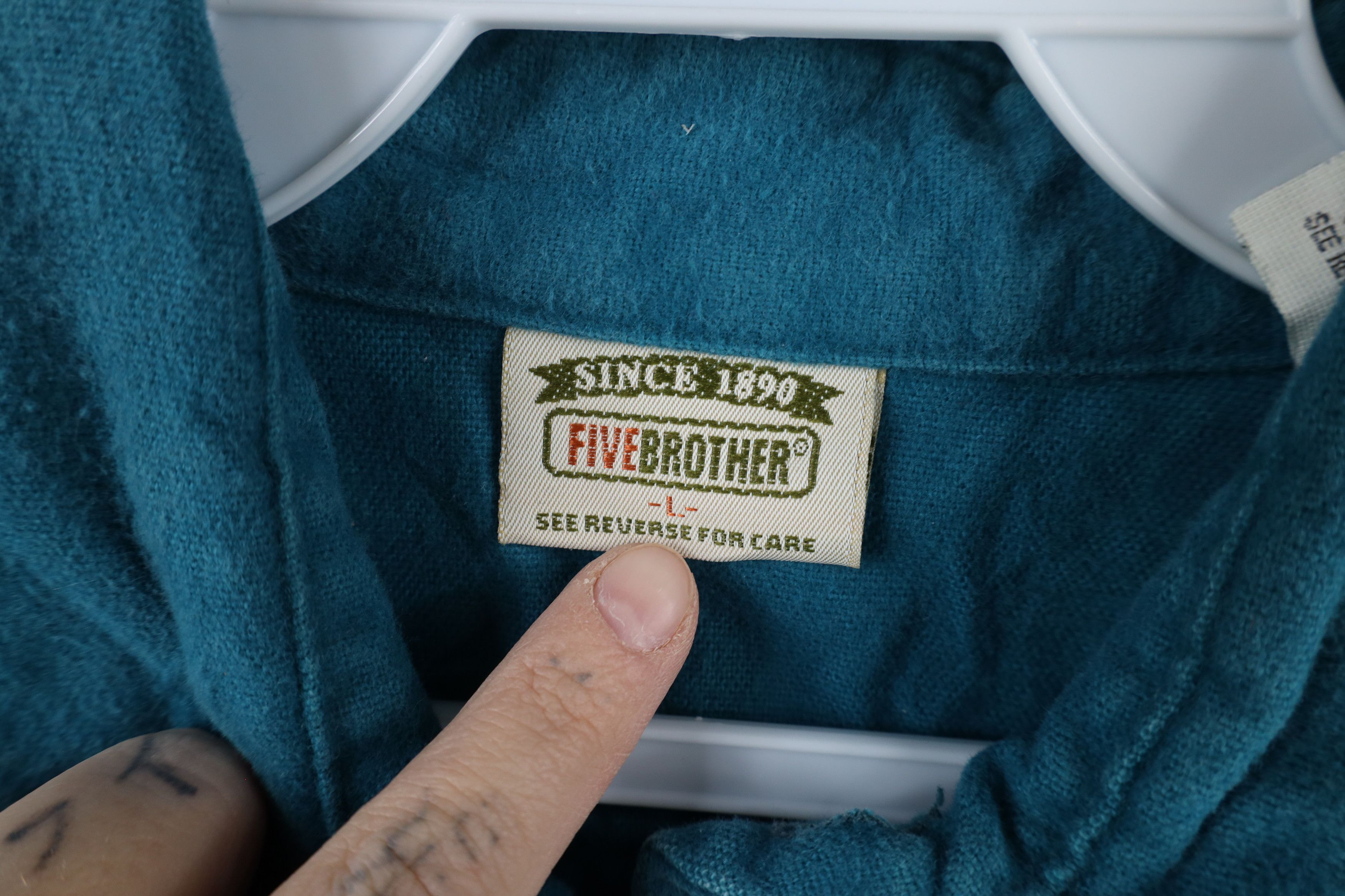 FiveBrother × Vintage Vintage 90s Five Brother x Arctic Snowmobile Button Shirt Size US L / EU 52-54 / 3 - 9 Thumbnail