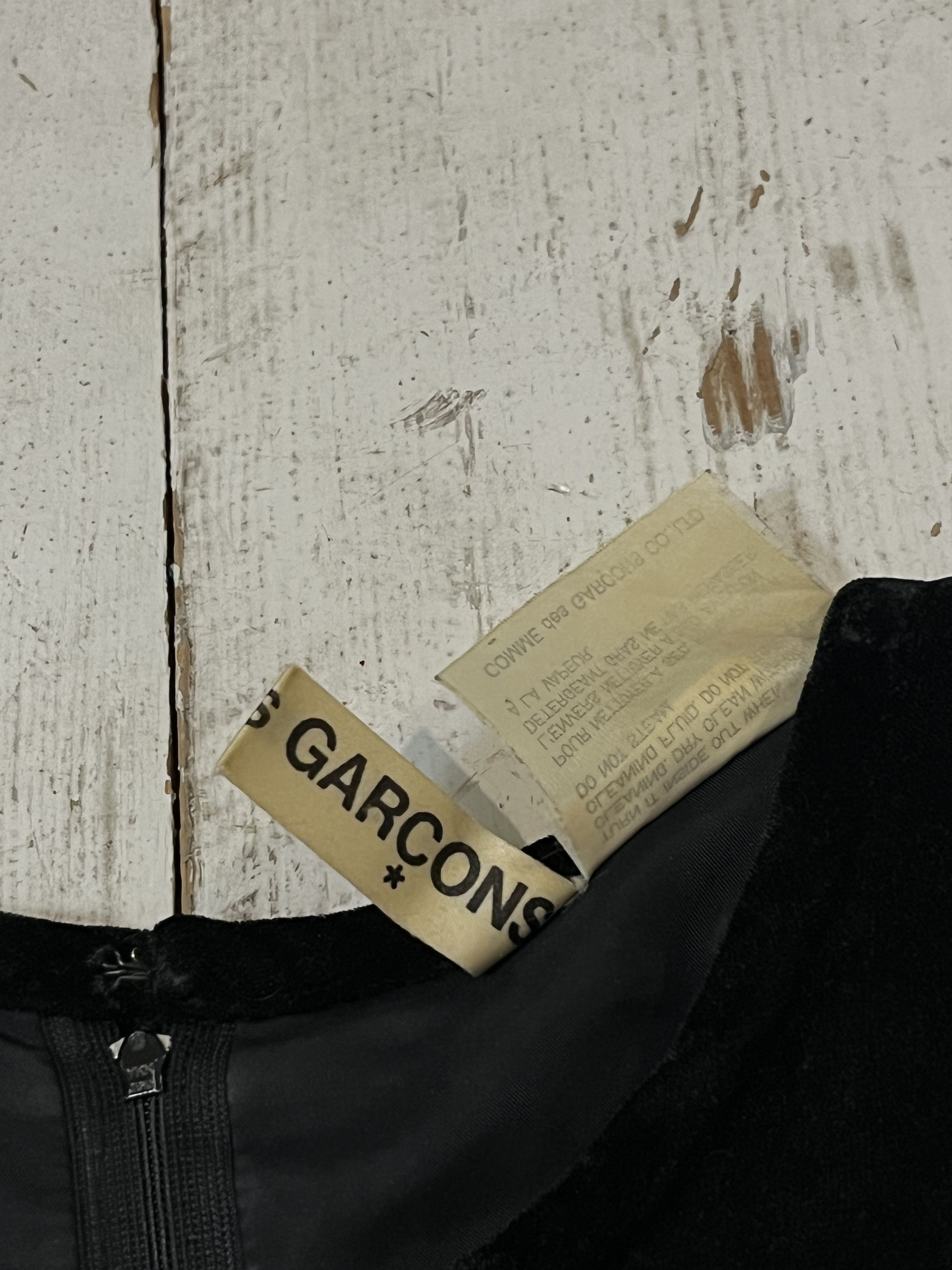 Comme des Garcons SHIRT × Japanese Brand Vintage Archive Comme des Garcons Velour RARE Size M / US 6-8 / IT 42-44 - 9 Thumbnail