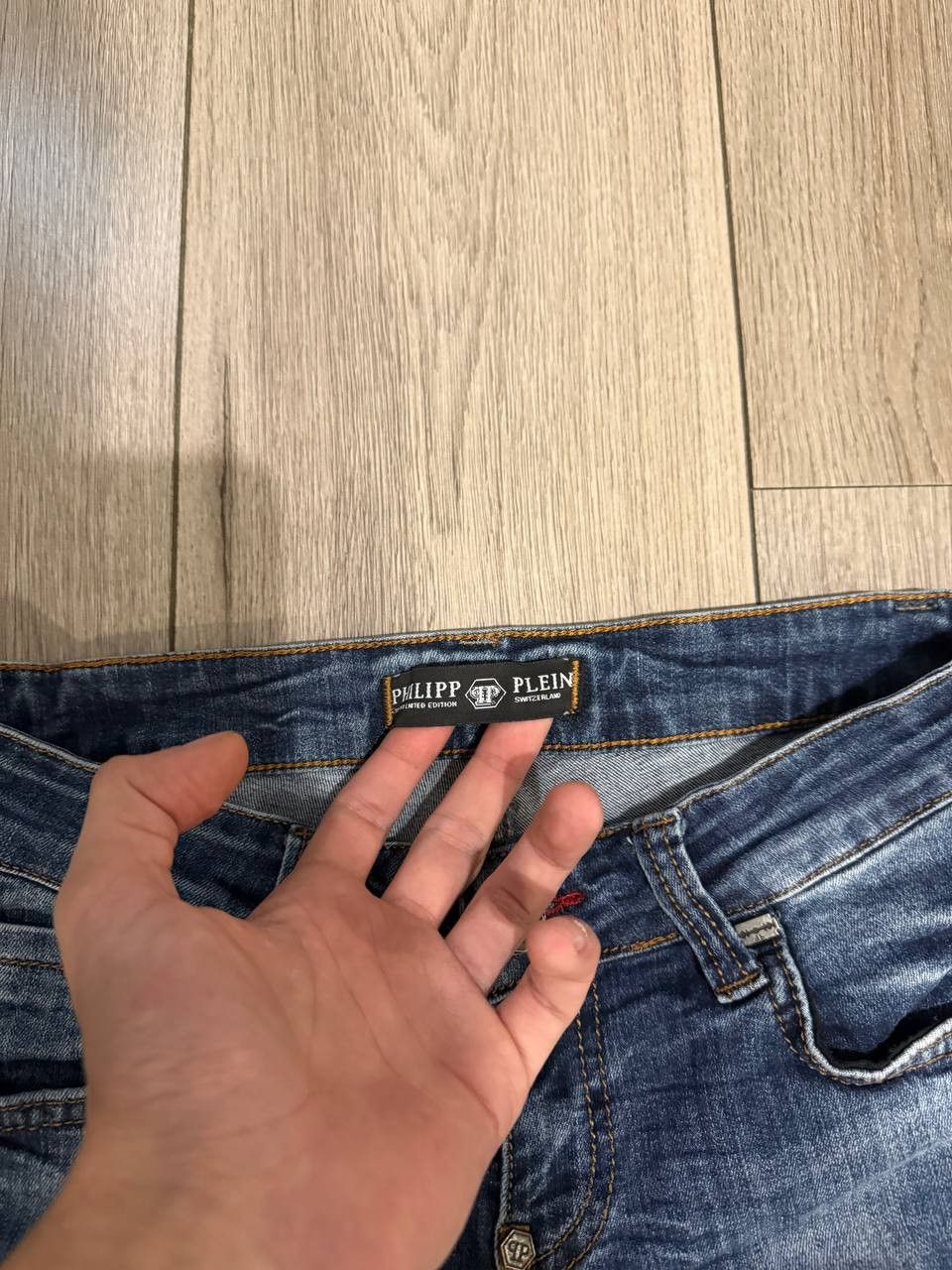 Philipp Plein philipp plein jeans women size 25 avant-garde blue Size 25" / US 0 / IT 36 - 5 Thumbnail