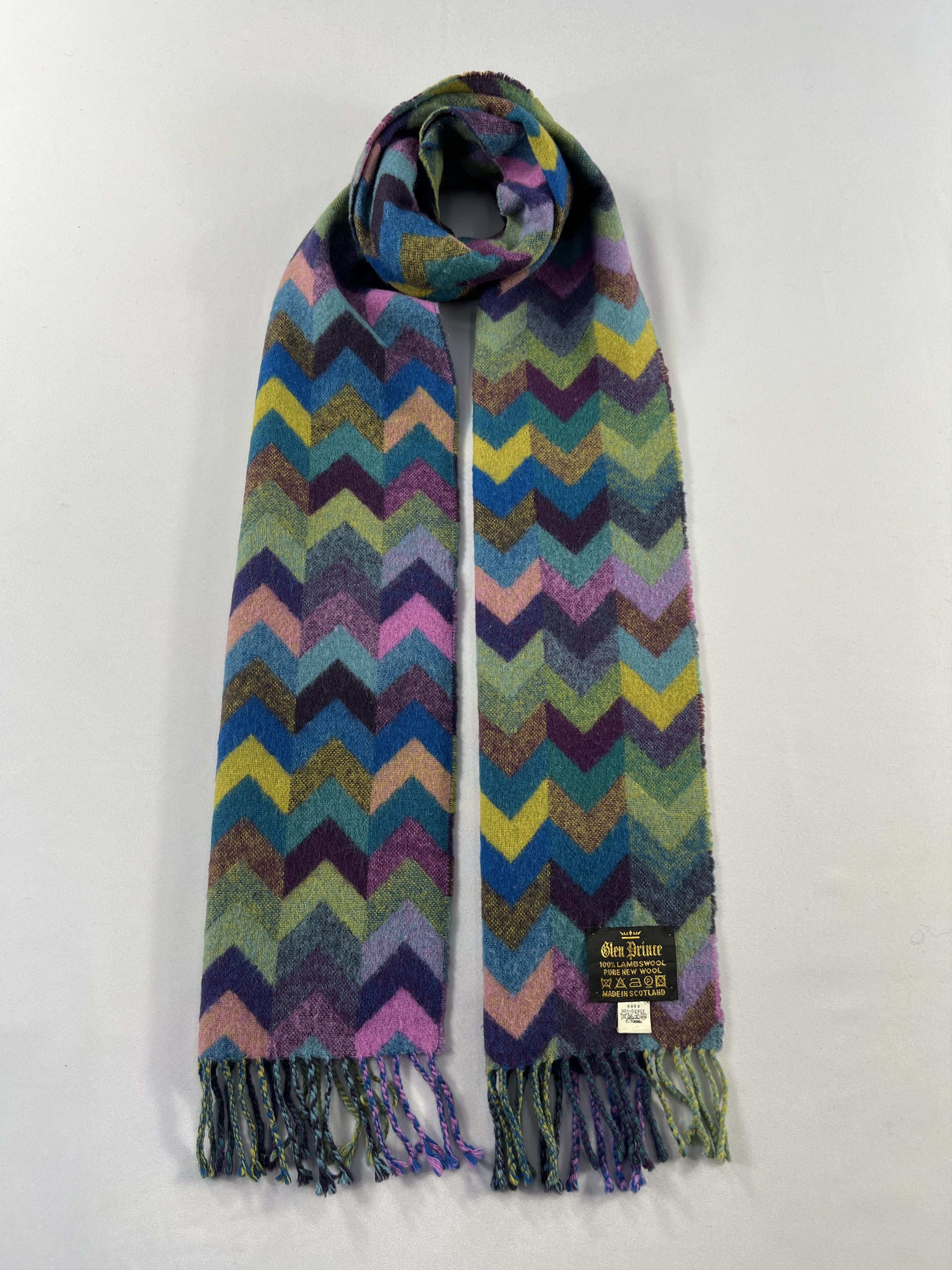 Vintage Glen Prince Scarf / Muffler / Neckwear P1059 Size ONE SIZE - 1 Thumbnail