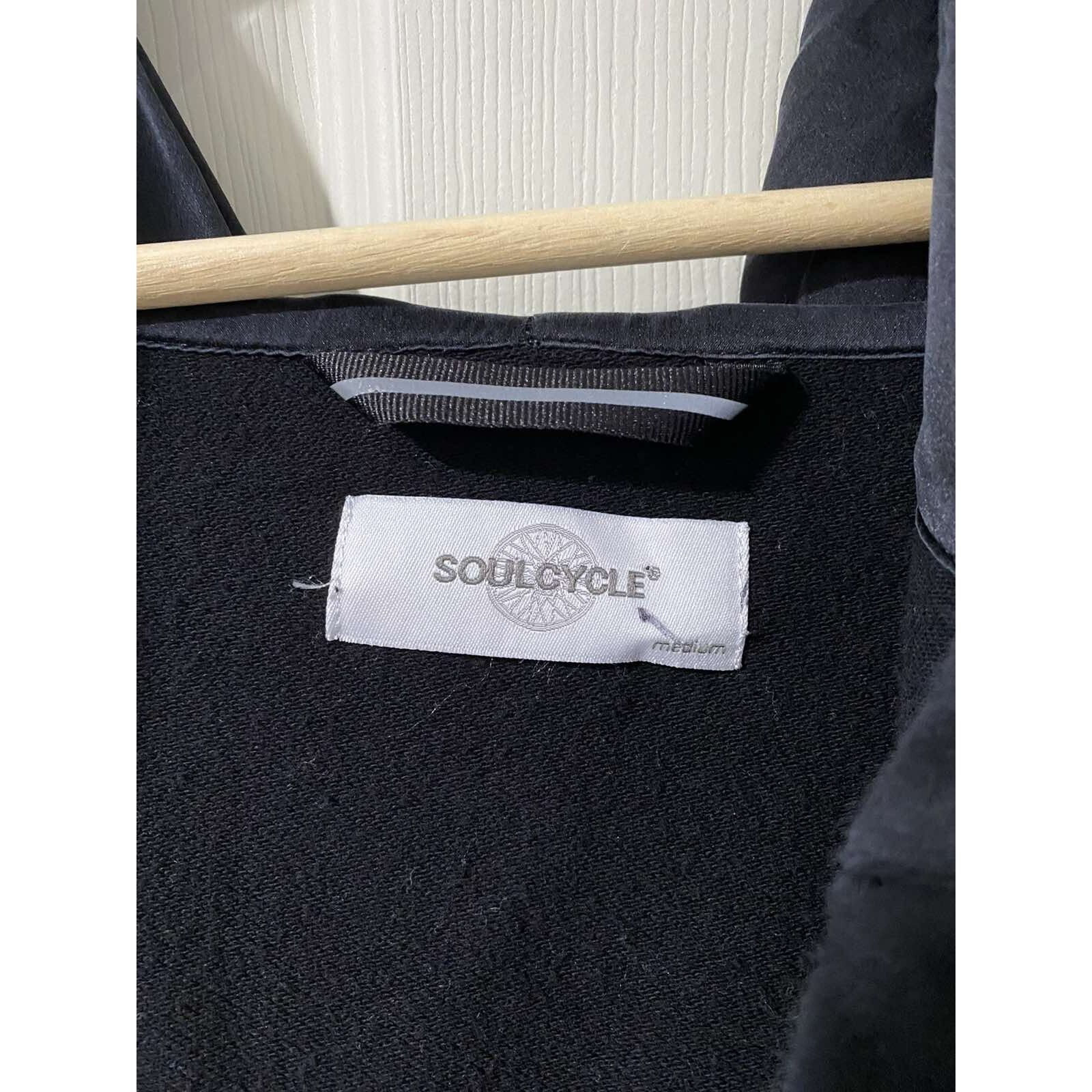 & Other Stories SoulCycle Black Hoodie With Leather Arms Size Medium A001510 Size M / US 6-8 / IT 42-44 - 4 Thumbnail