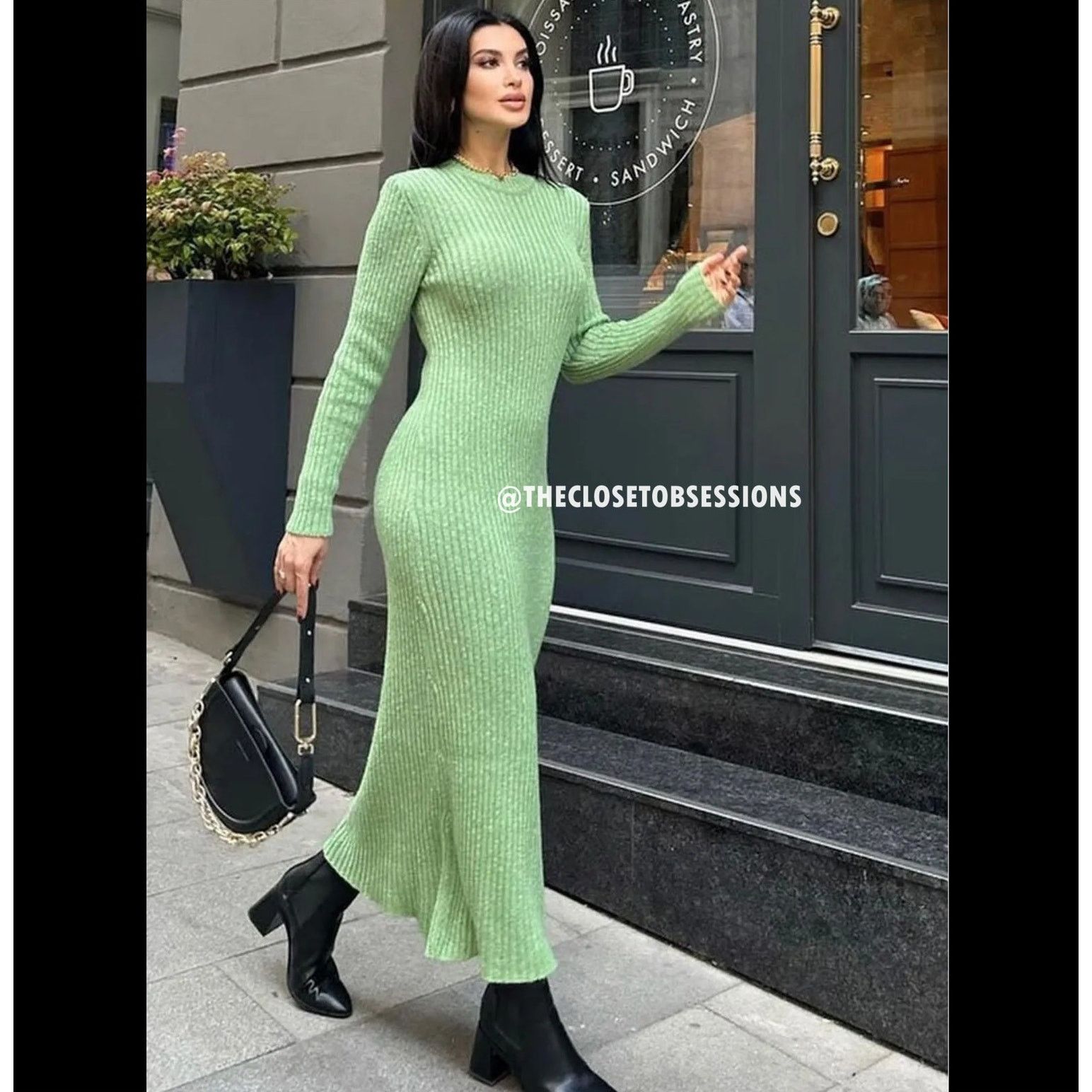 Mango MANGO Ribbed Knit Maxi Dress NWT – Blogger Favorite – Size 8 Size M / US 6-8 / IT 42-44 - 15 Thumbnail