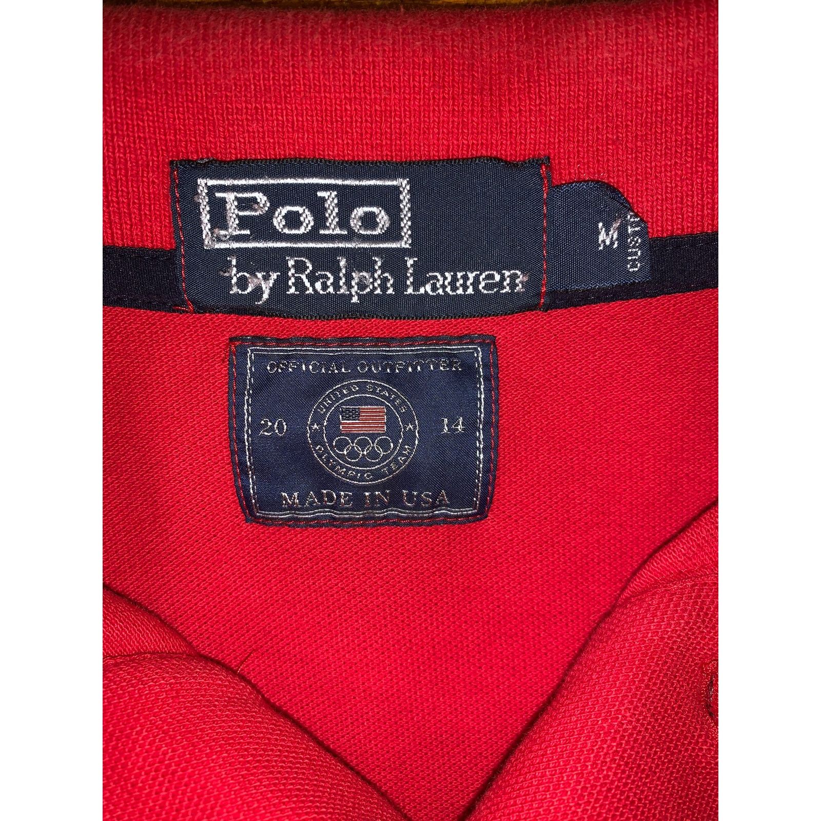 Polo Ralph Lauren × USA Olympics Polo Ralph Lauren USA Olympic Big Pony Polo Shirt Red Medium Size US M / EU 48-50 / 2 - 5 Thumbnail